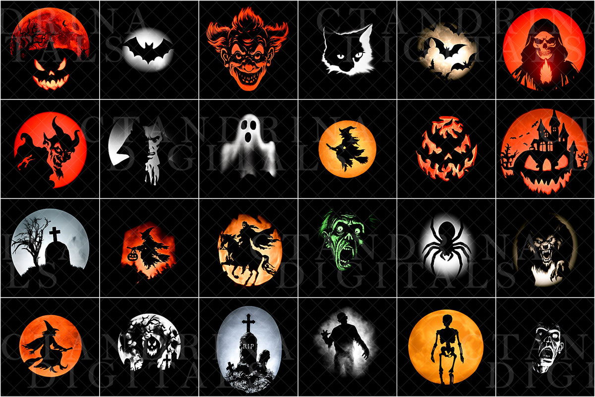 Halloween Gobo Overlays