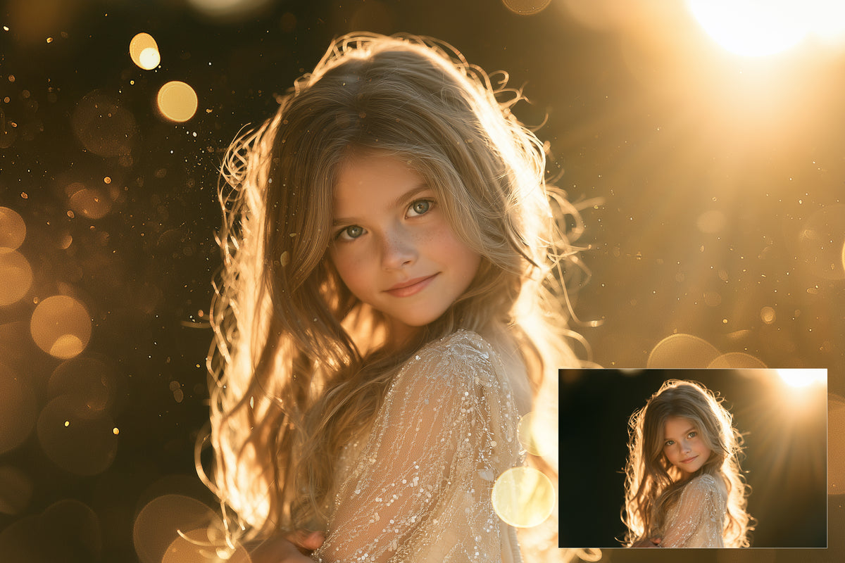 Golden Hour Photoshop Overlays