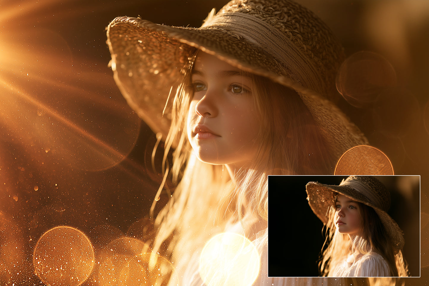 Golden Hour Photoshop Overlays