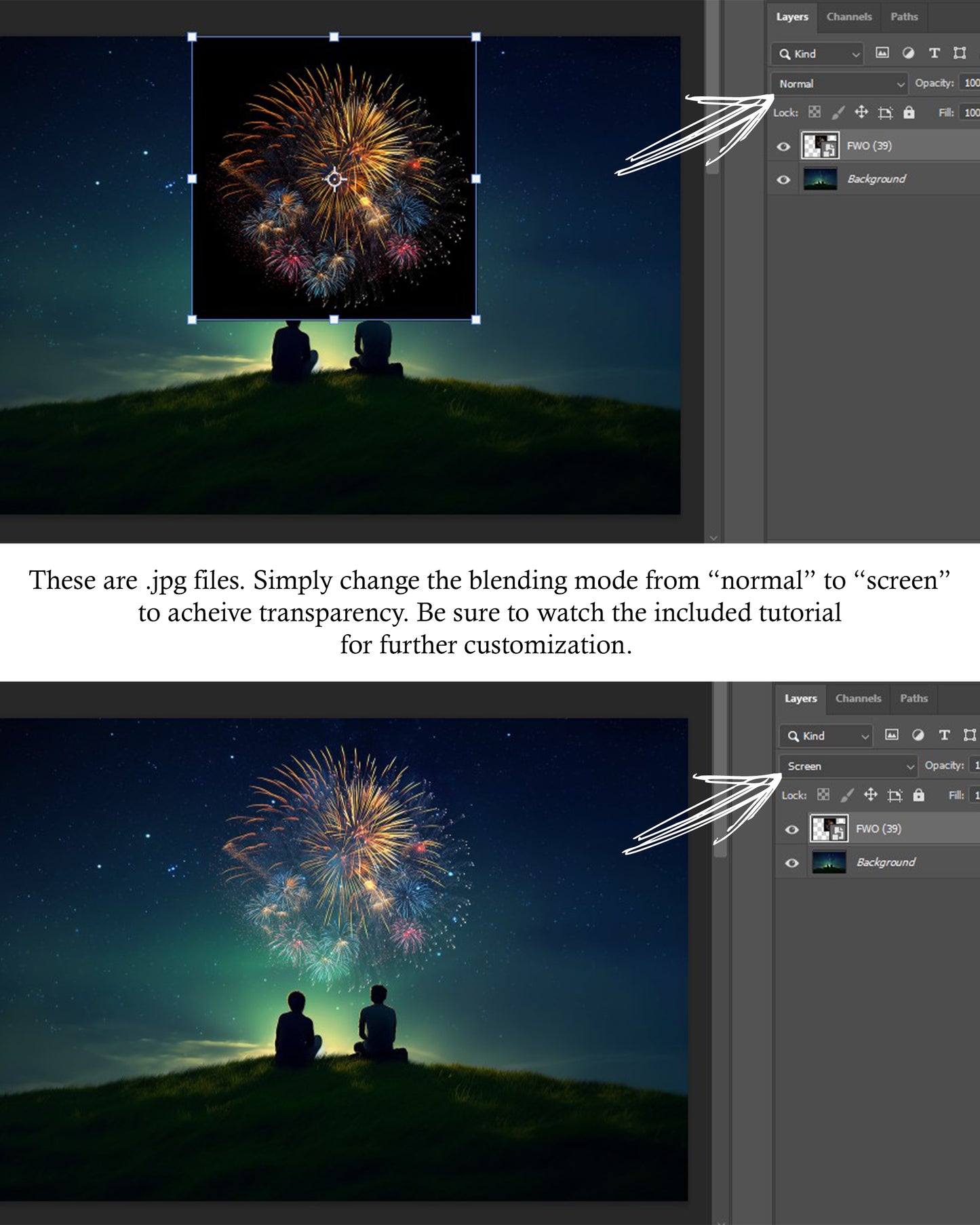 Firework Overlays