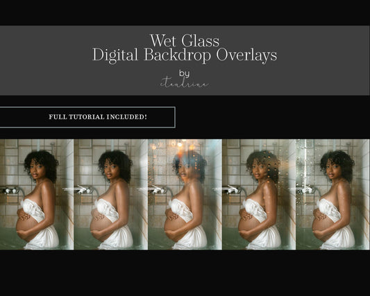 Wet Glass Digital Backdrop Overlays, Steamy Shower Door Backdrop Overlays for Photoshop, Maternity Digital Backdrop Overlays, Water Droplets