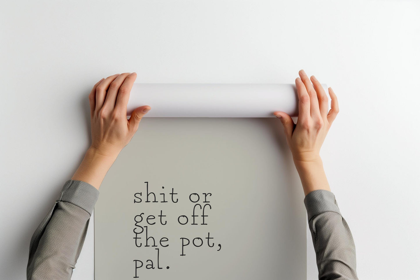 Shit or Get Off The Pot, Pal PRINTABLE