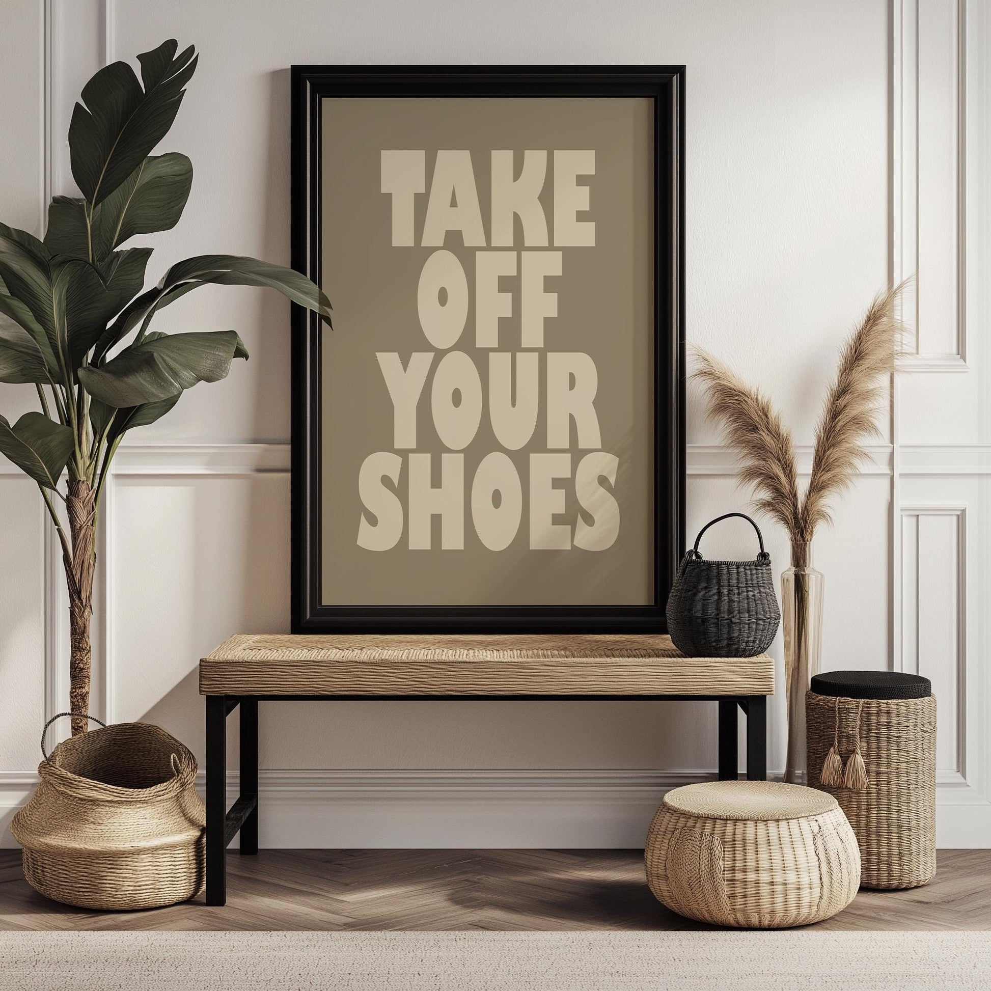 Take Off Your Shoes PRINTABLE, Remove Your Shoes Digital Print, Take Off Your Shoes Entryway Sign, Entryway Downloadable Wall Decor