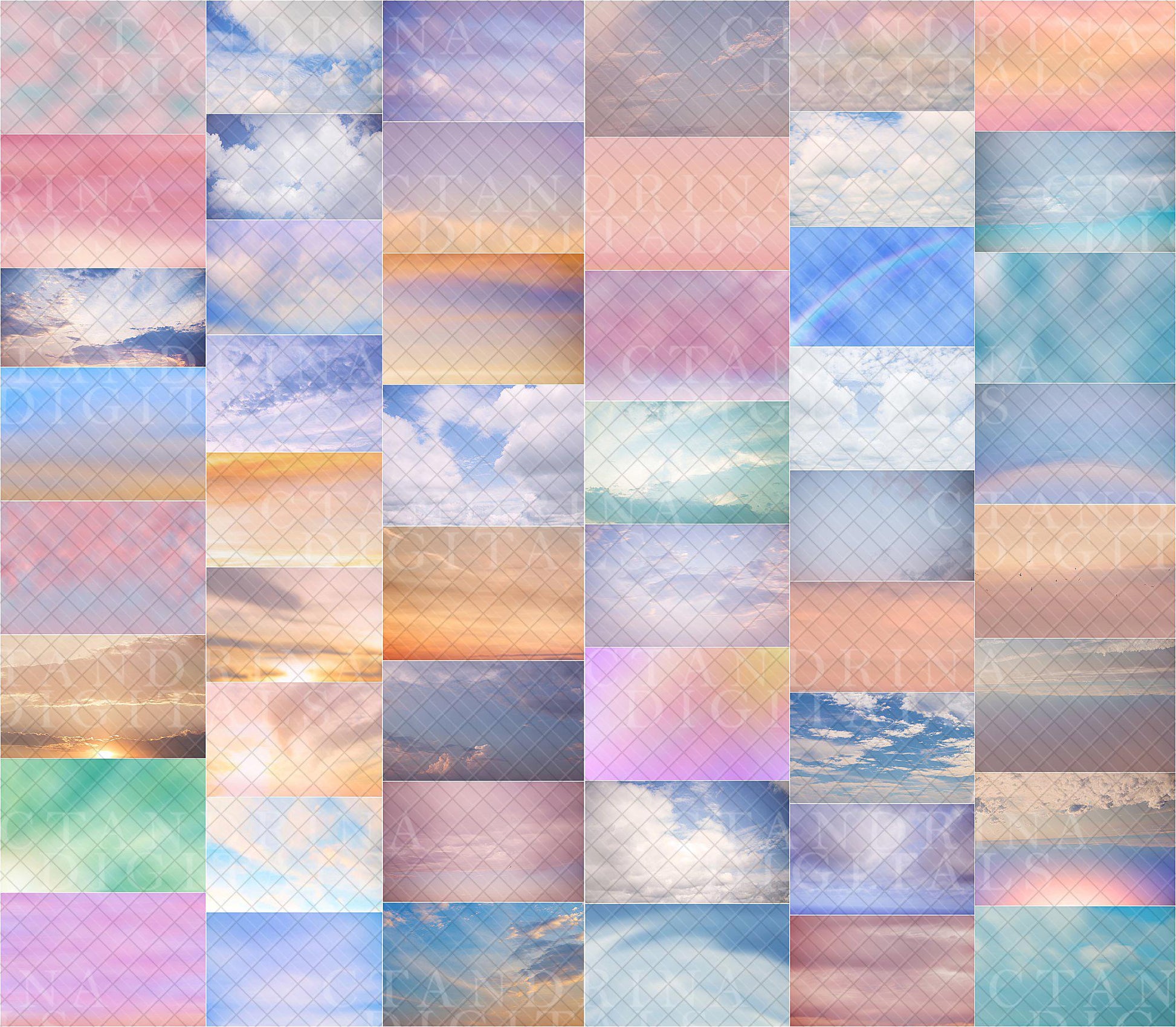 Dreamy Sky Overlays