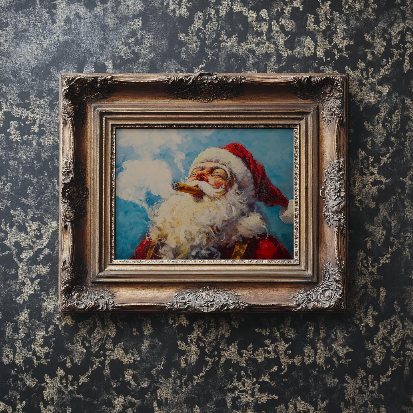 Santa Smoking a Cigar PRINTABLE