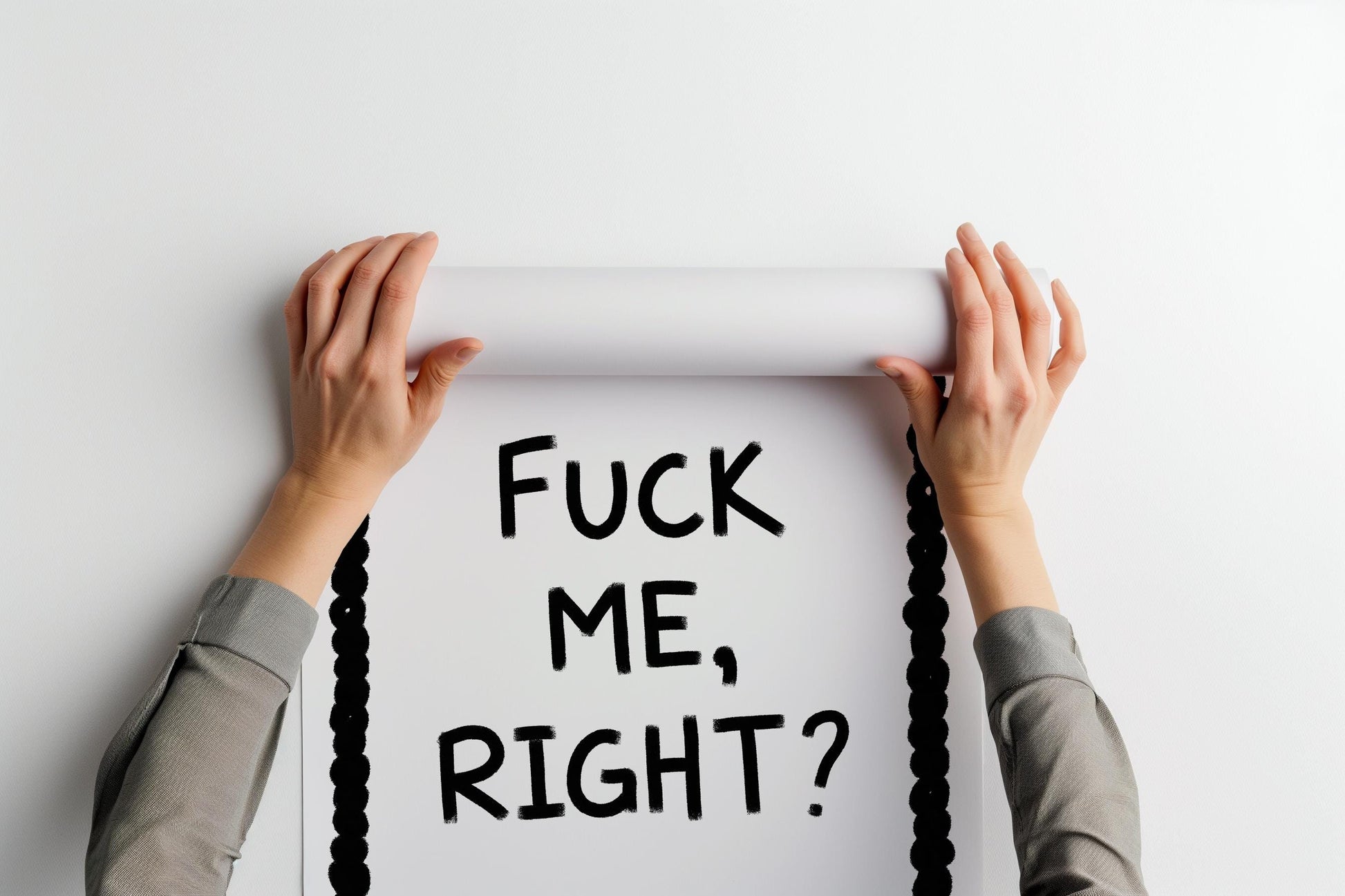 Fuck Me, Right? PRINTABLE