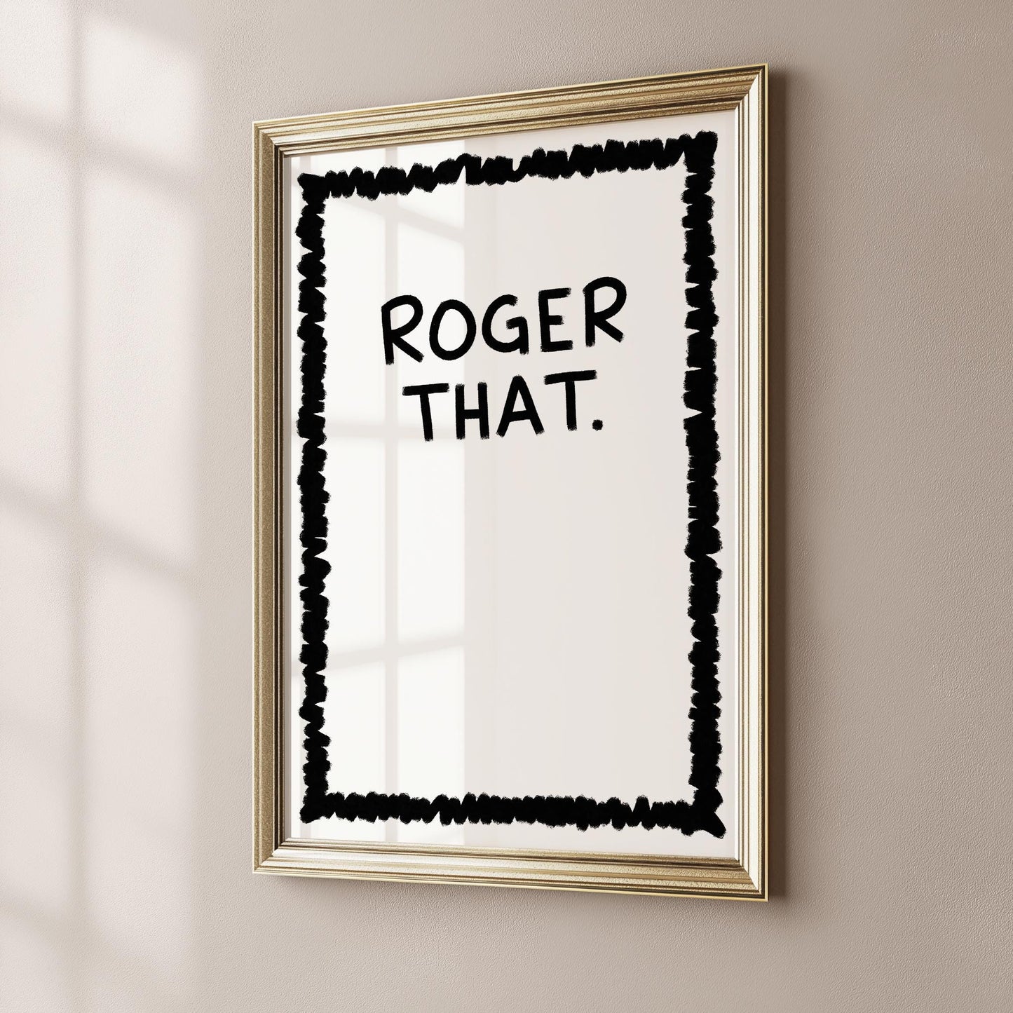 Roger That PRINTABLE