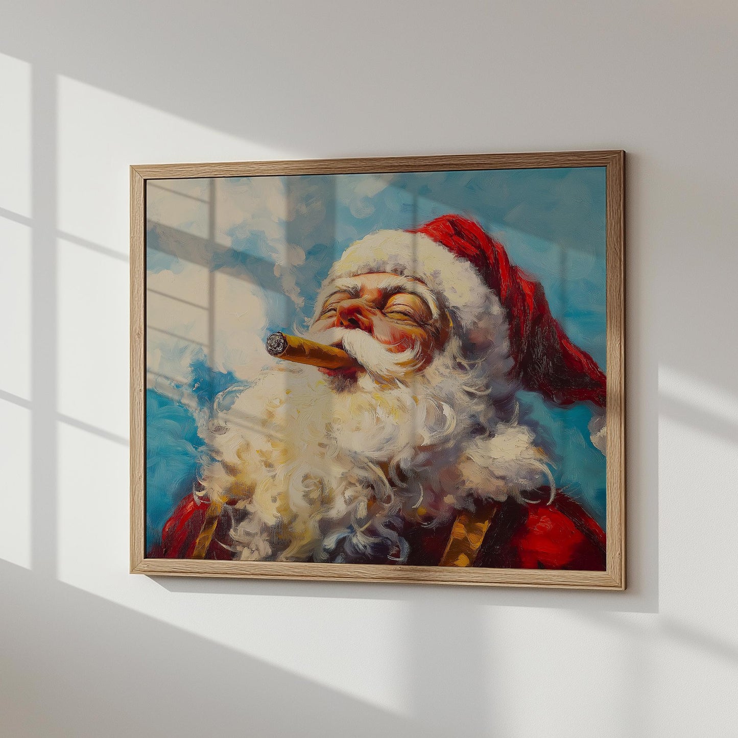 Santa Smoking a Cigar PRINTABLE