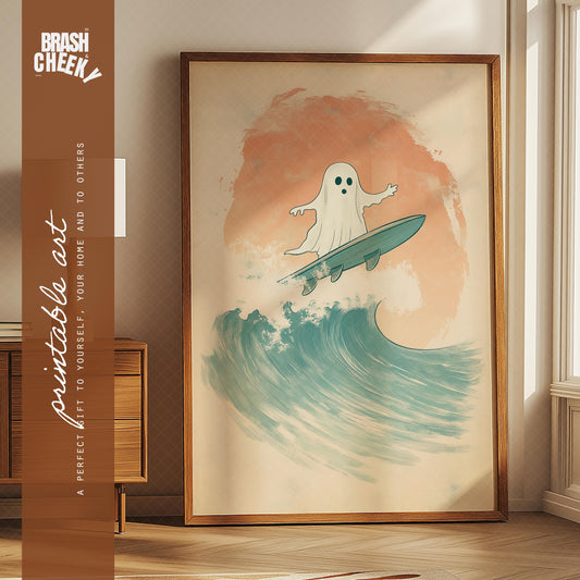 Ghost Surfer PRINTABLE