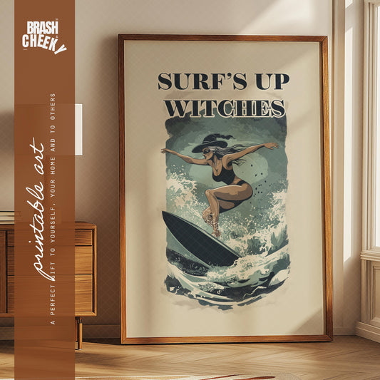 Surf's Up Witches PRINTABLE
