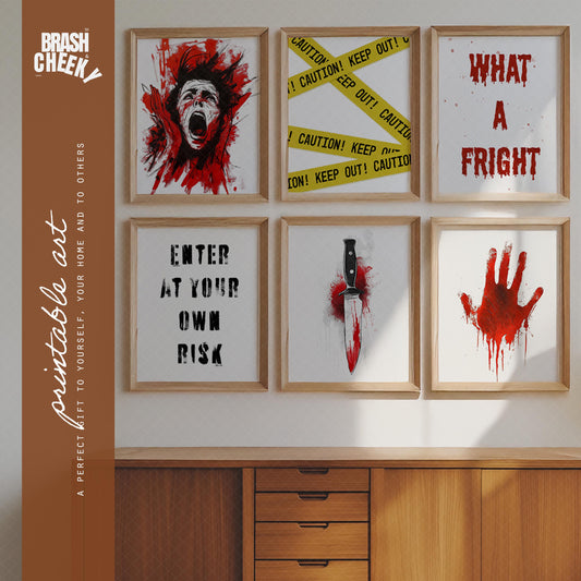 Horror Movie Inspired PRINTABLES