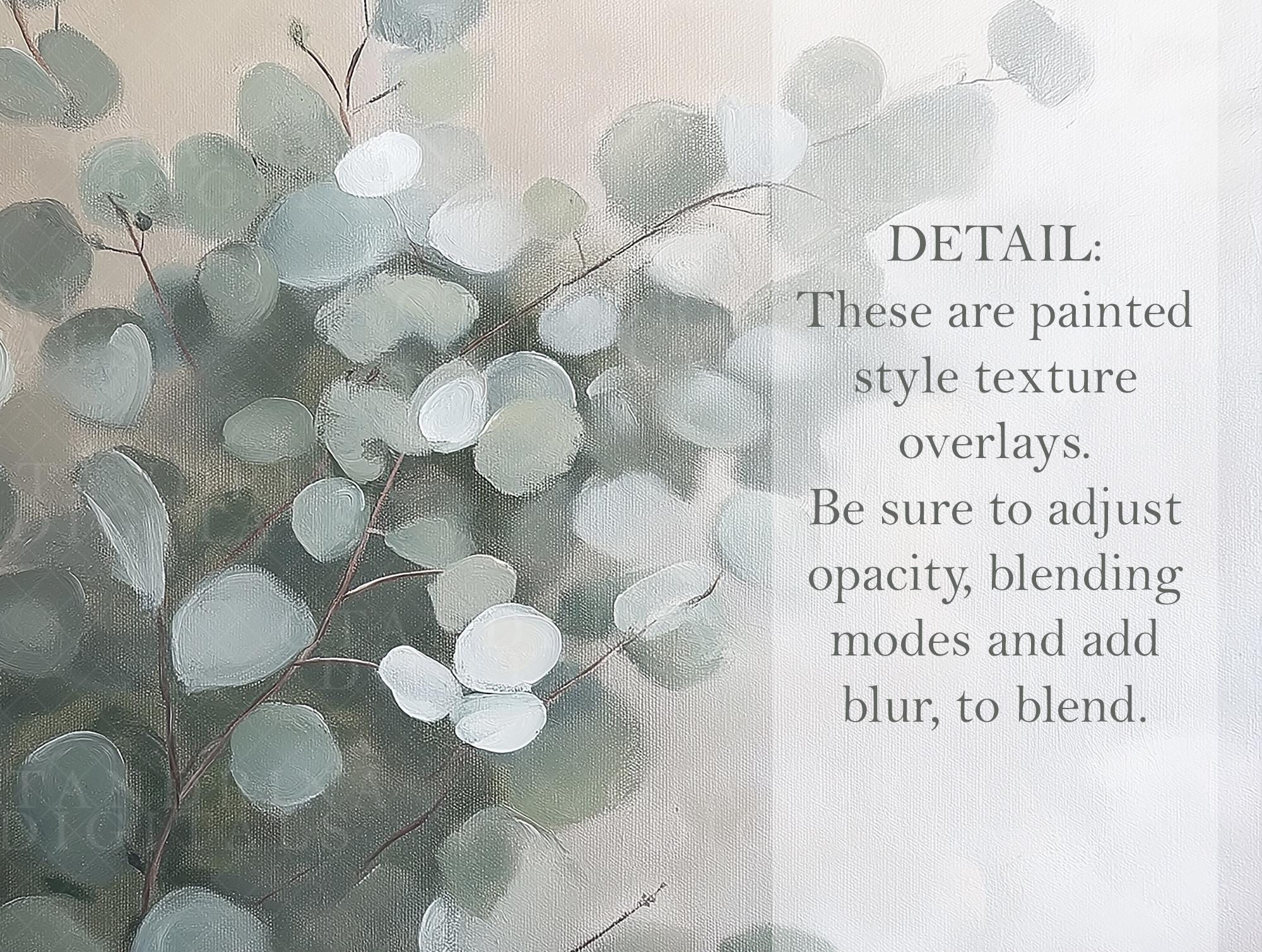 Springly Texture Soft Spring Painted Texture Overlays – CTandRinaDigitals