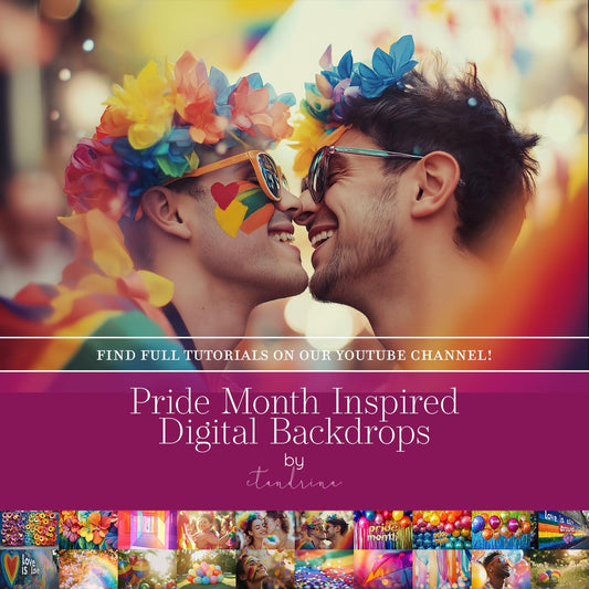 Pride Month Inspired Digital Backdrops, Gay Pride Backdrops, LGBTQ Backdrops for Photoshop, Pride Month Screen Saver, LGBTQ Stock Photos