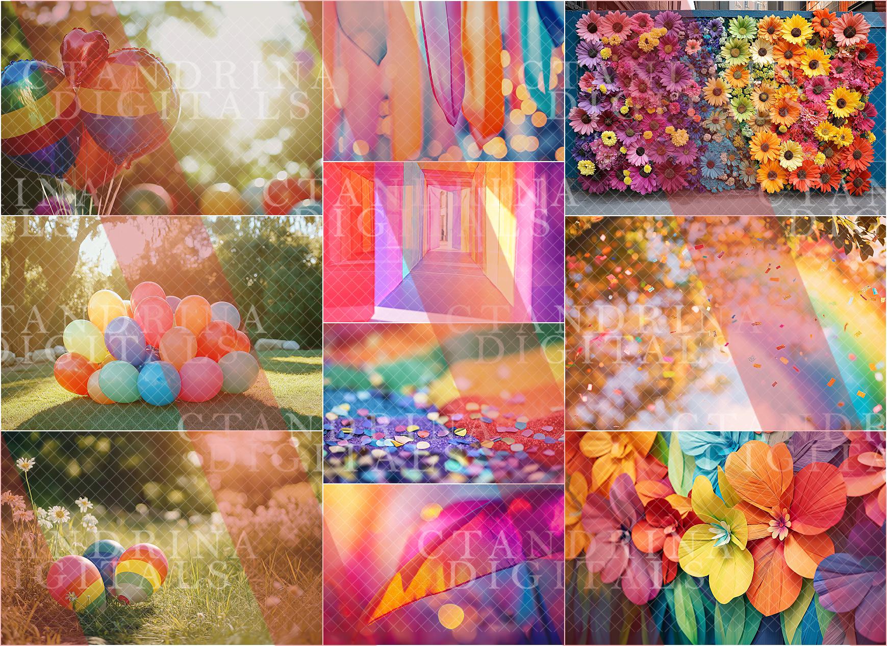 Pride Month Inspired Digital Backdrops, Gay Pride Backdrops, LGBTQ Backdrops for Photoshop, Pride Month Screen Saver, LGBTQ Stock Photos