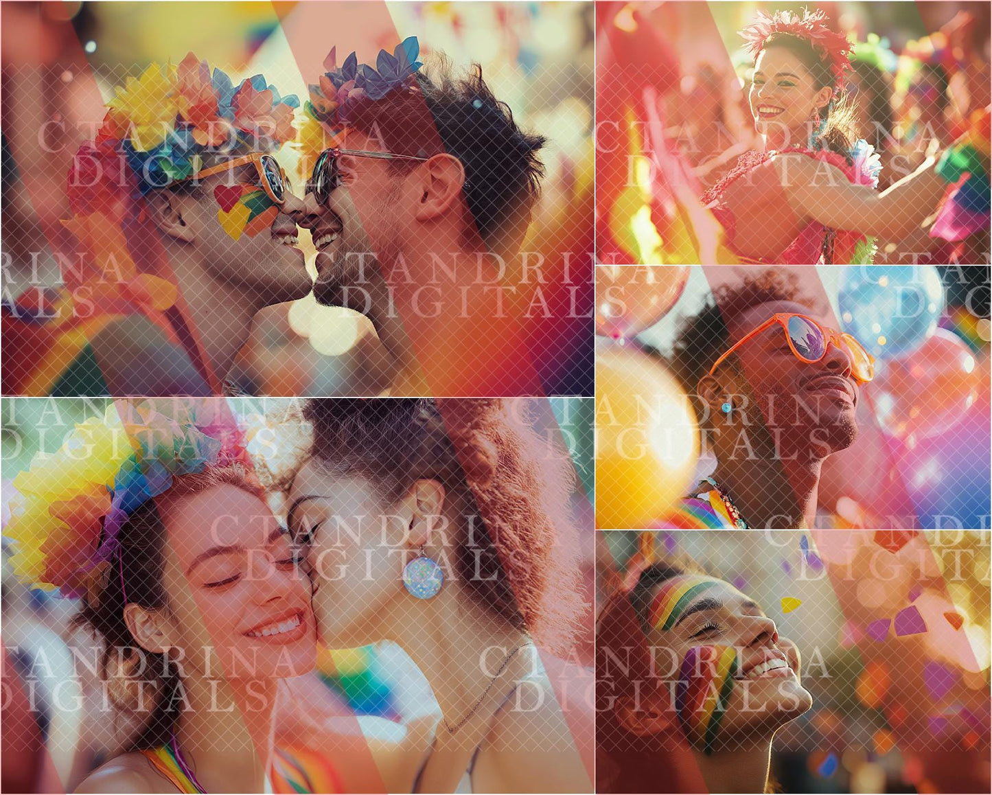 Pride Month Inspired Digital Backdrops, Gay Pride Backdrops, LGBTQ Backdrops for Photoshop, Pride Month Screen Saver, LGBTQ Stock Photos
