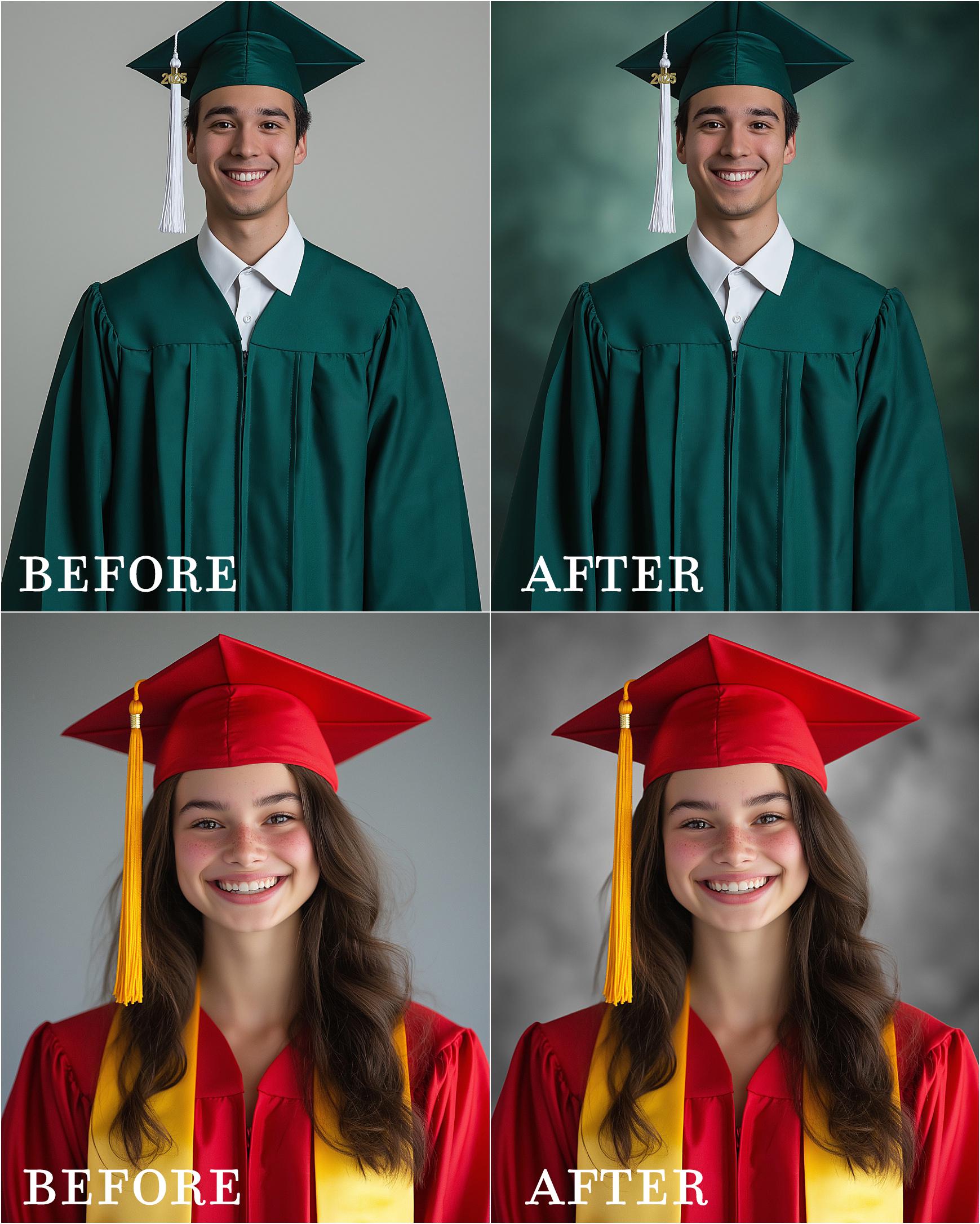 Graduate Digital Backdrops: Senior Session Photo Background (Tutorial Included)