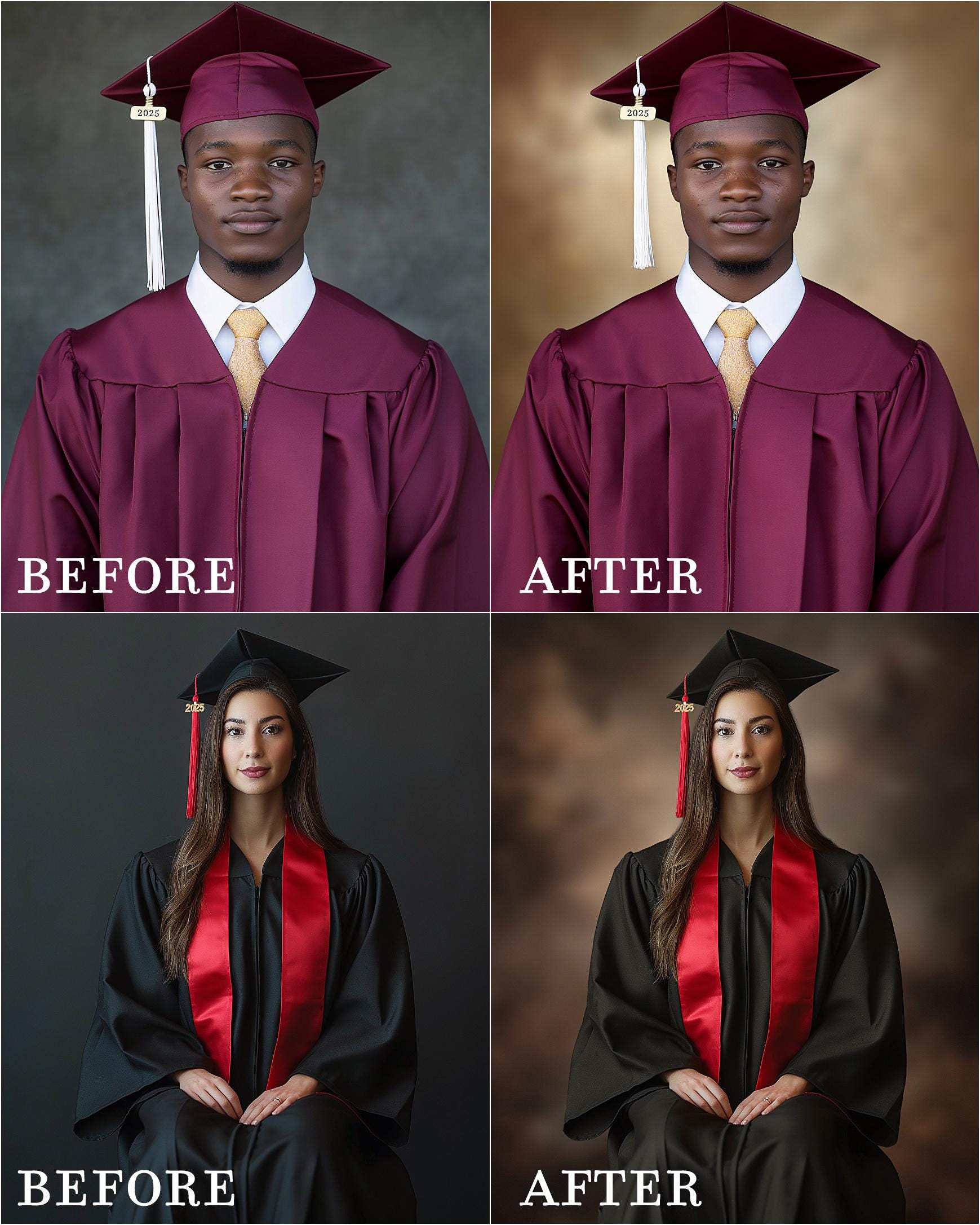Graduate Digital Backdrops: Senior Session Photo Background (Tutorial Included)