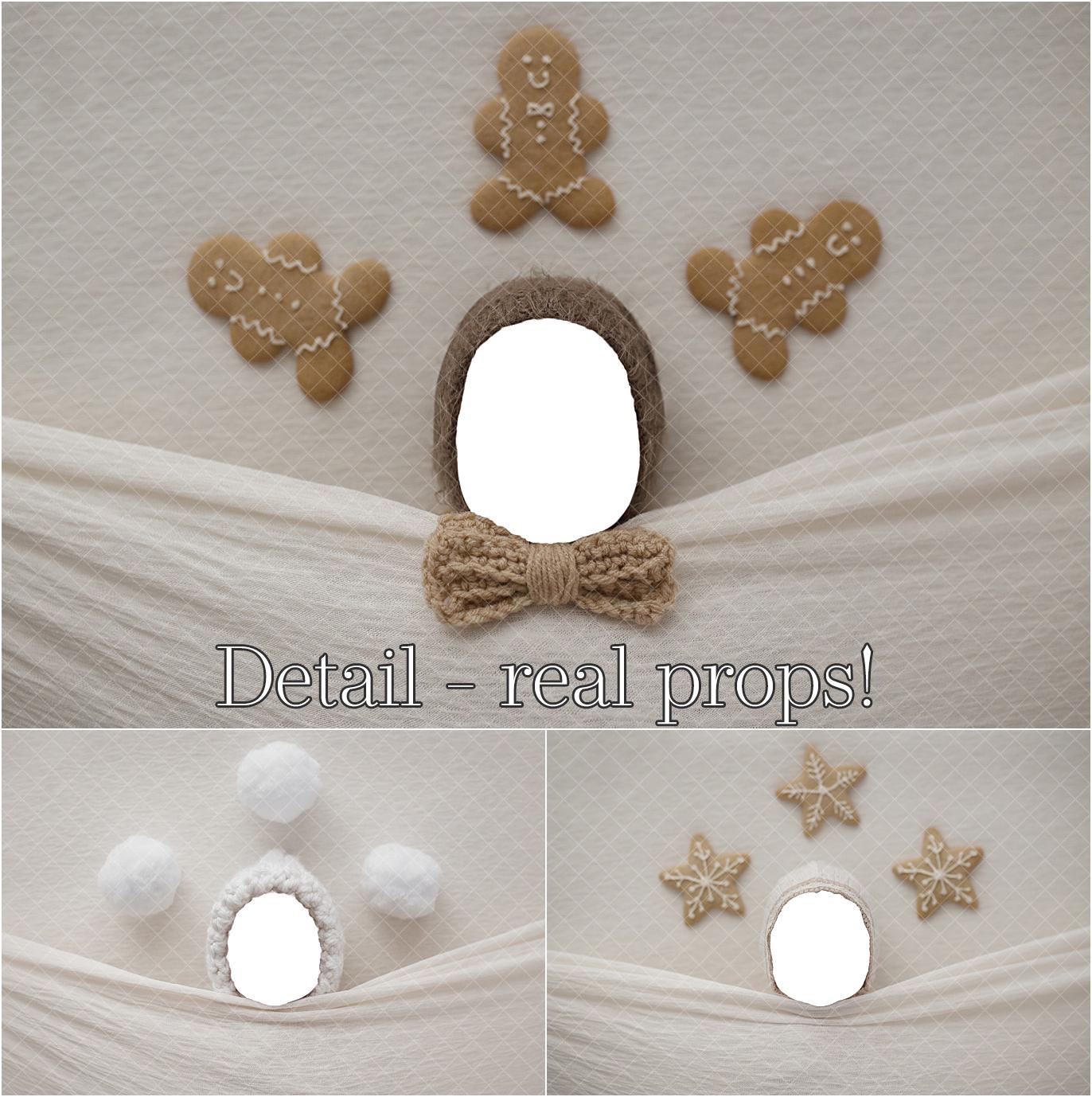 Mega Christmas Newborn Digital Backdrop Collection, No Ai Original CTandRina Set Baby Backdrops, Baby Backdrop Bundle for Photoshop