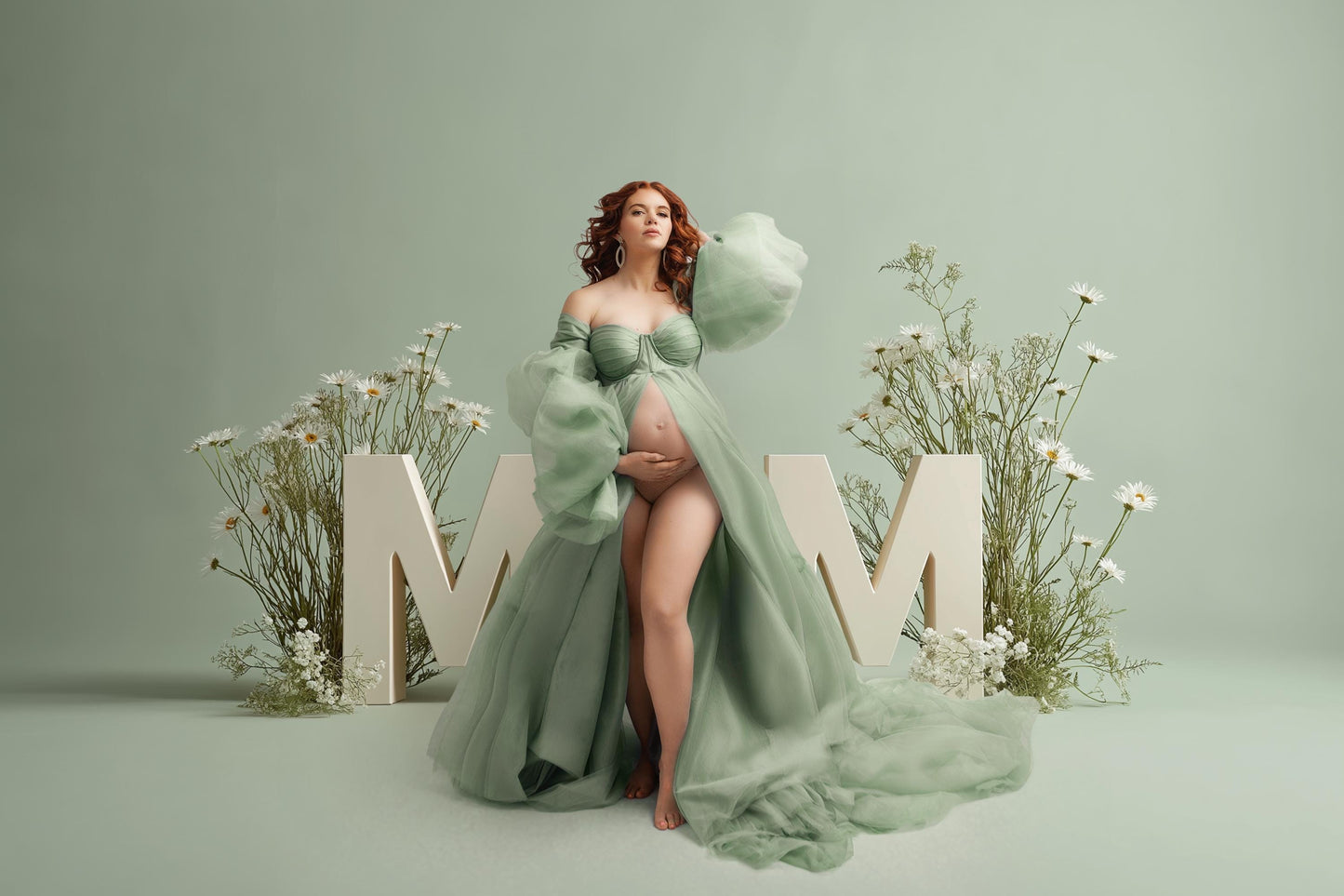 Mother's Day Marquee Digital Backdrops (Unlit), Maternity Digital Backdrops, MOM & Floral Sign Backgrounds for Photoshop, Tutorial Included