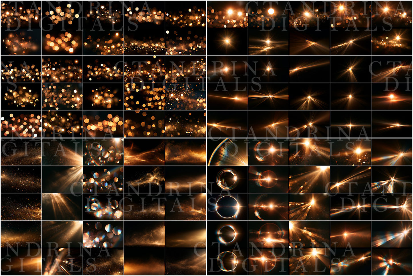 Golden Hour Photoshop Overlays
