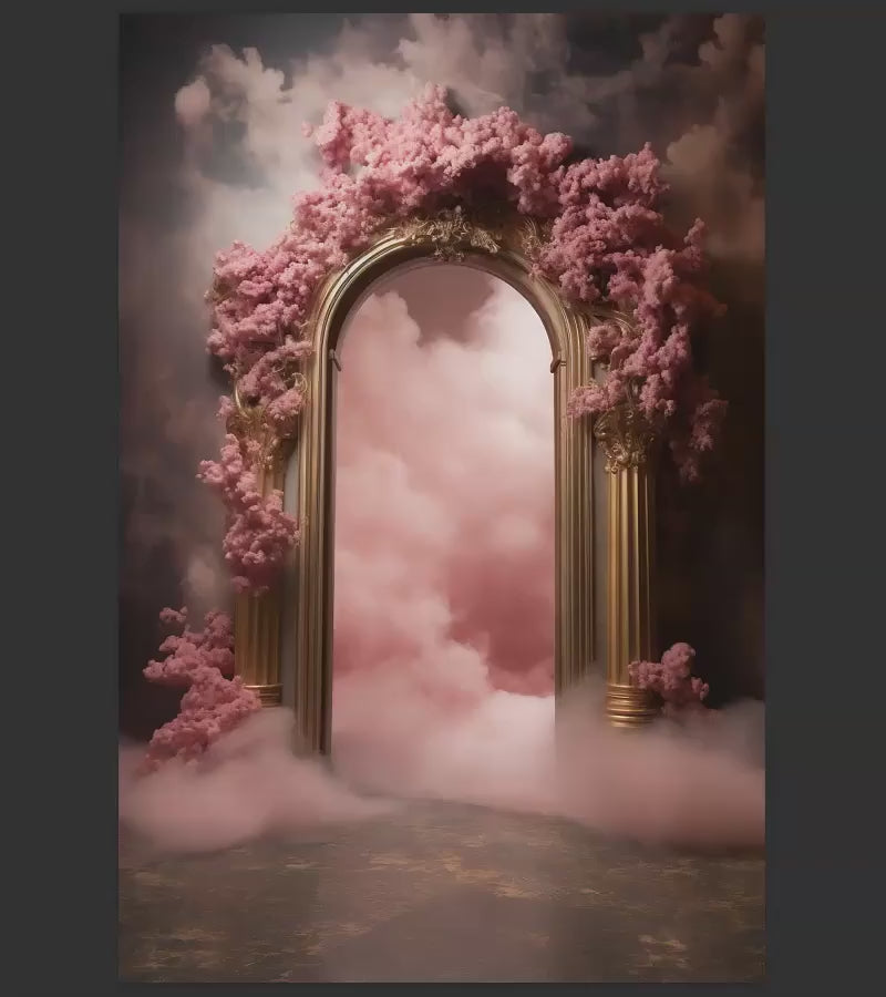 Pink Goddess Digital Backdrops, Pink Princess Backdrops, Maternity Digital Backdrops, Dreamy Goddess Room Backdrops for Photoshop Composites