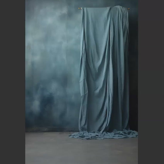 Blue and Green Fine Art Hanging Digital Backdrops, Blue Hanging Canvas, Maternity Digital Backdrop, Green Fine Art Hanging Portrait Backdrop