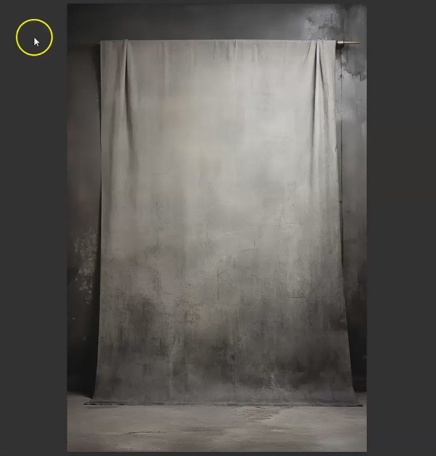 Black and Grey Fine Art Hanging Digital Backdrops, Digital Hanging Canvas, Maternity Digital Backdrops, Fine Art Portrait Backdrops