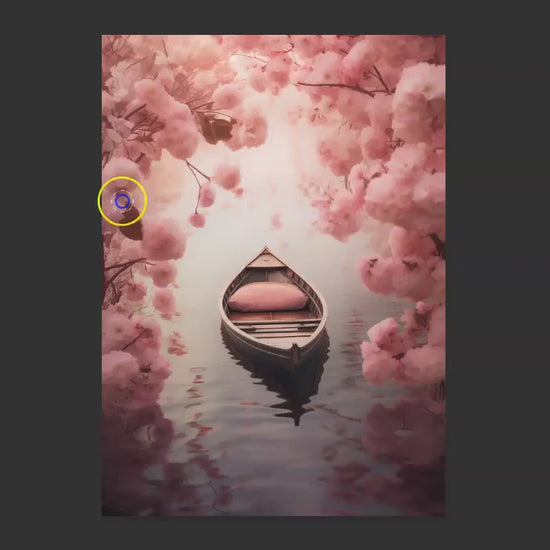 Dreamy Canoe Digital Backdrops, Floral Boat Digital Background, Maternity Digital Backdrops, Canoes and Flowers Backdrops for Photoshop