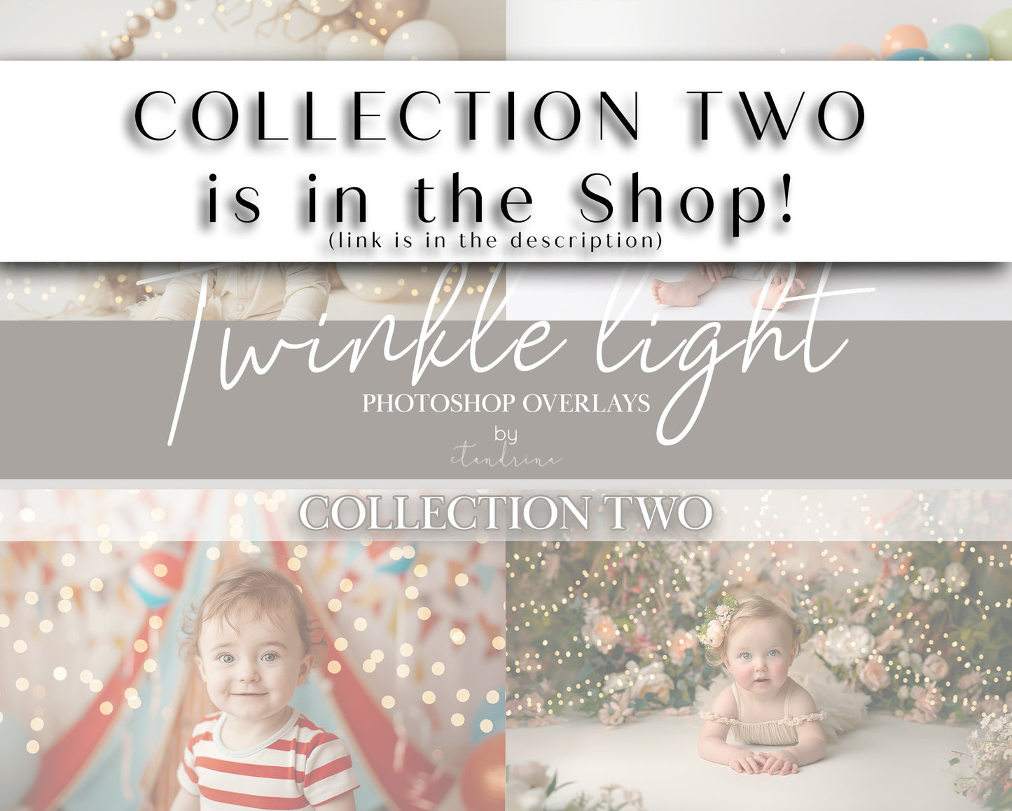 Twinkle Light Overlays for Photoshop COLLECTION ONE