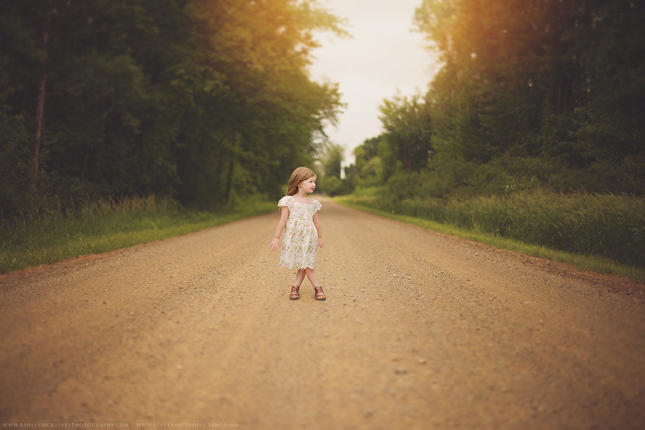 Dirt Road Digital Backdrop, Sunset Country Road, Golden Light Backroad Digital Background, Digital Backdrops for Photoshop!