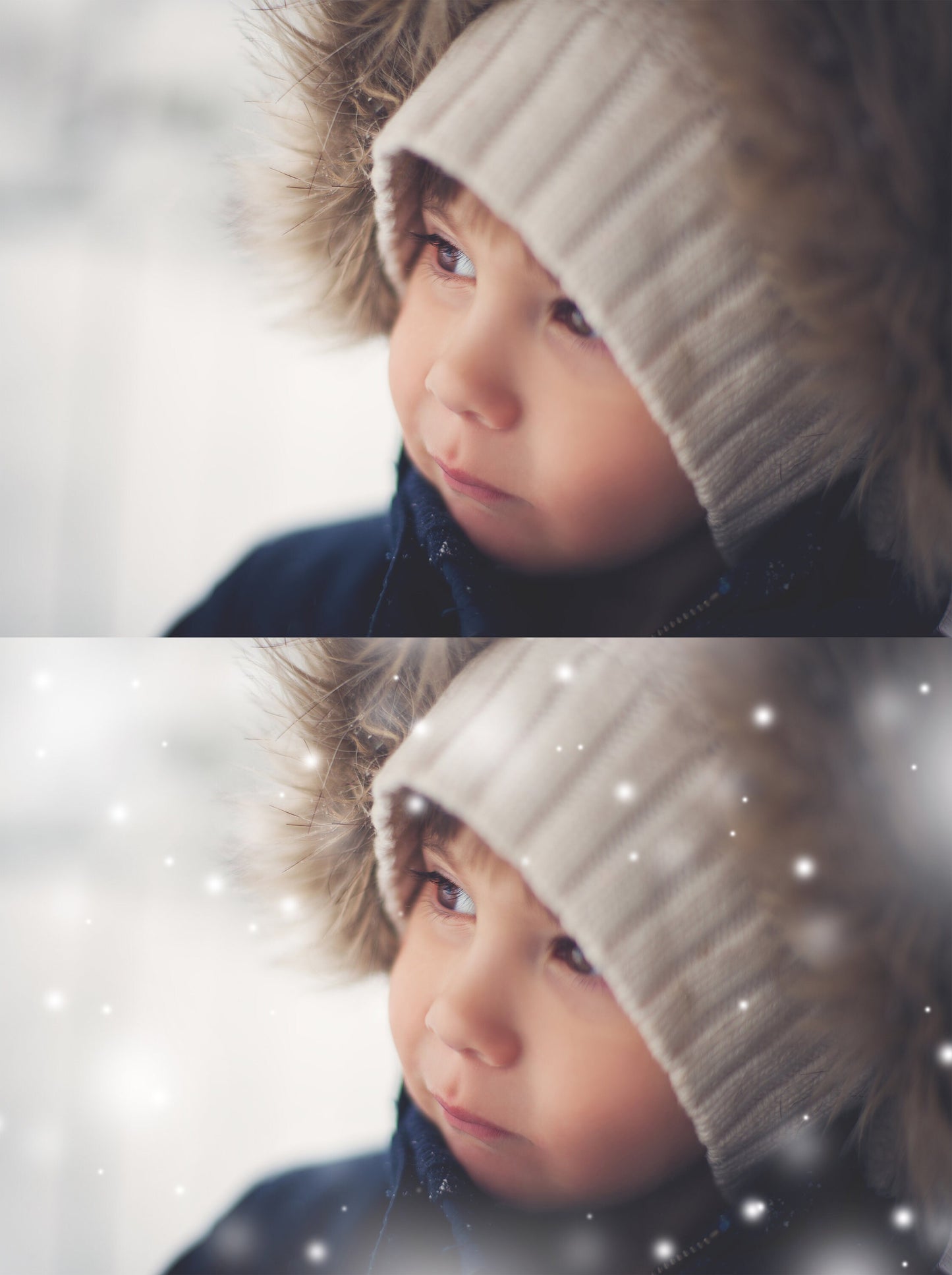 Snow Overlays for Photoshop, Snowflake Overlays, Dreamy and Realistic Snow Filters for Photoshop, Winter Overlays for Photography