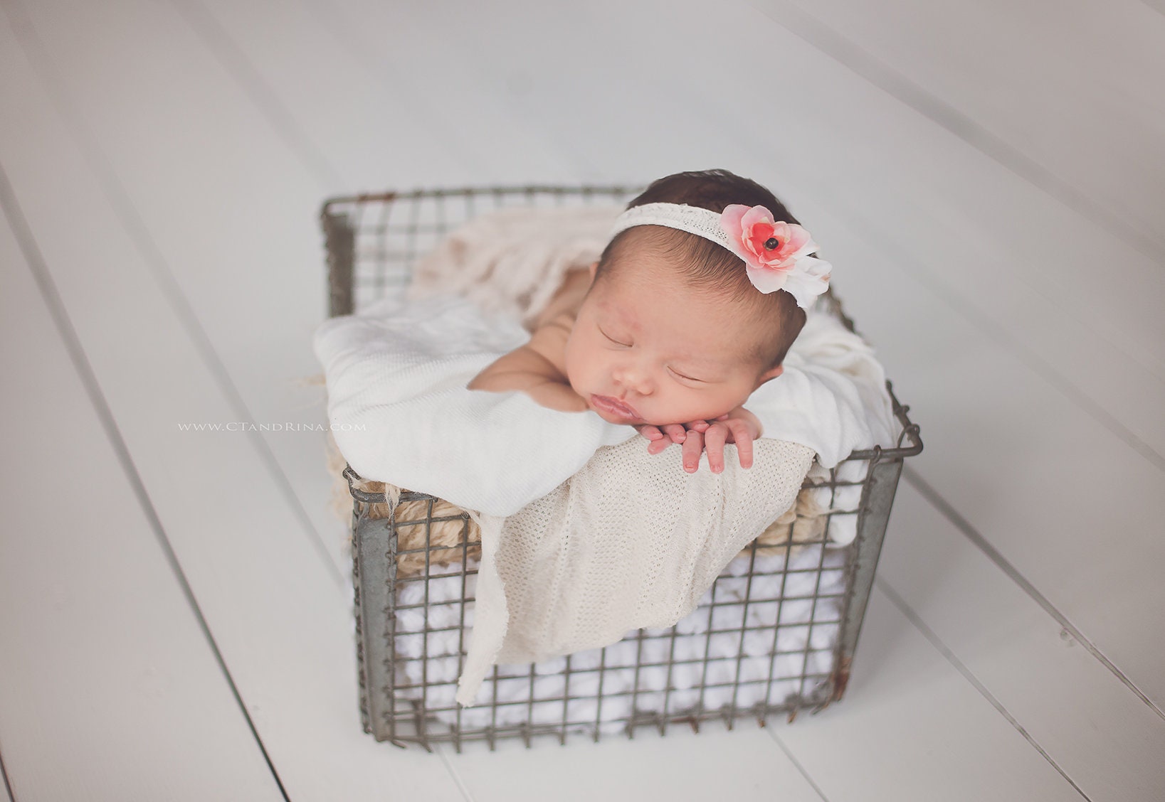 Newborn Vintage Locker Basket Digital Backdrop, Cream and White Newborn Backdrop, Neutral Digital Background, Digital Backdrop for Photoshop