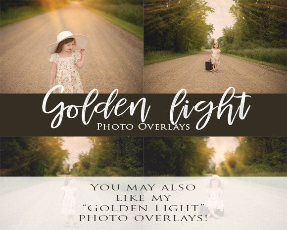 30 + Sun and Light Overlays for Photoshop, Sunflares & Color Overlay, Digital Overlays for Photographers, Instant Download!