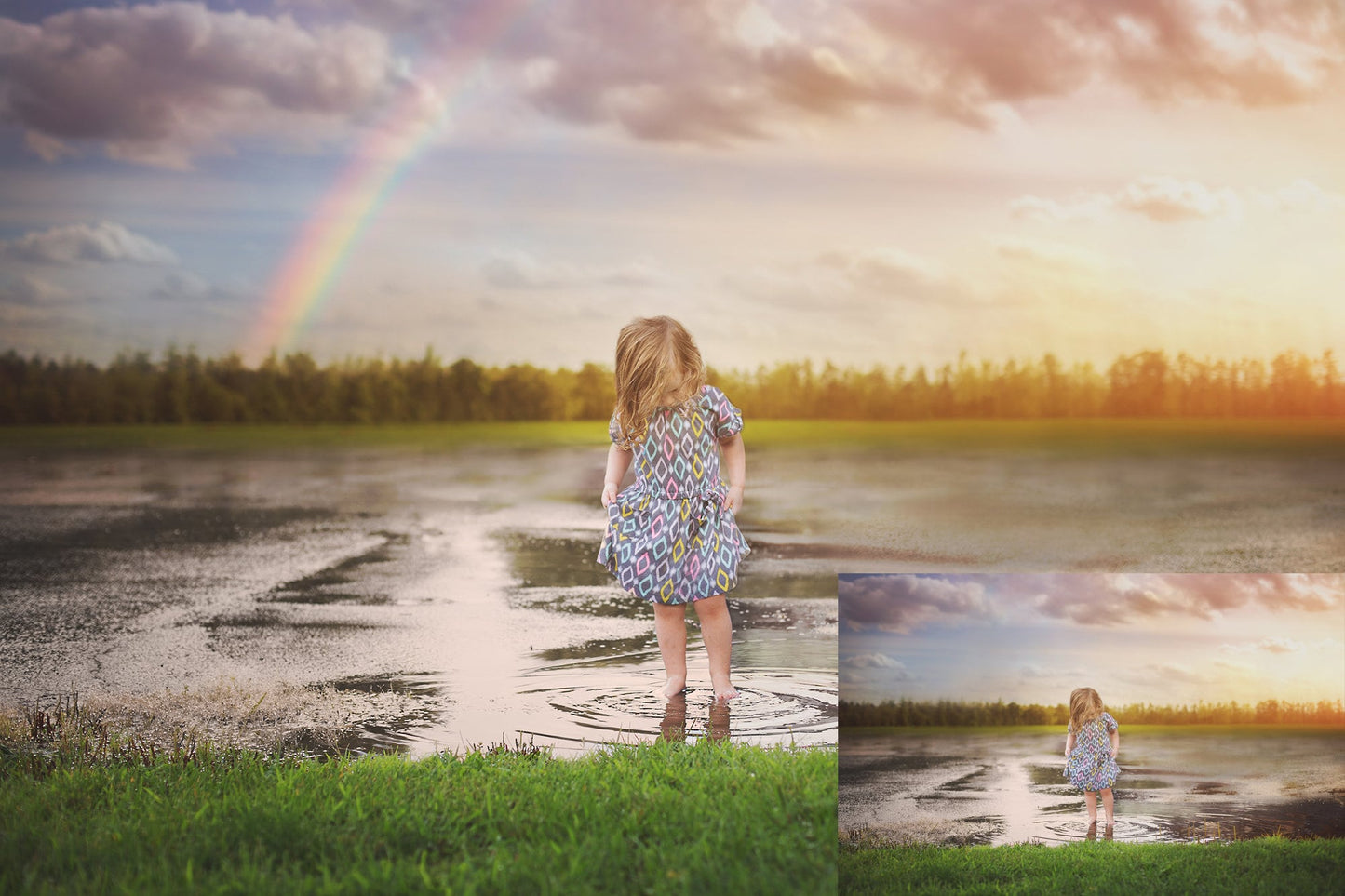 20 Rainbow Overlays, Magical Overlays, Rainbows for Photography, Spring Overlays, Sky Overlays, Digital Rainbows for Photoshop