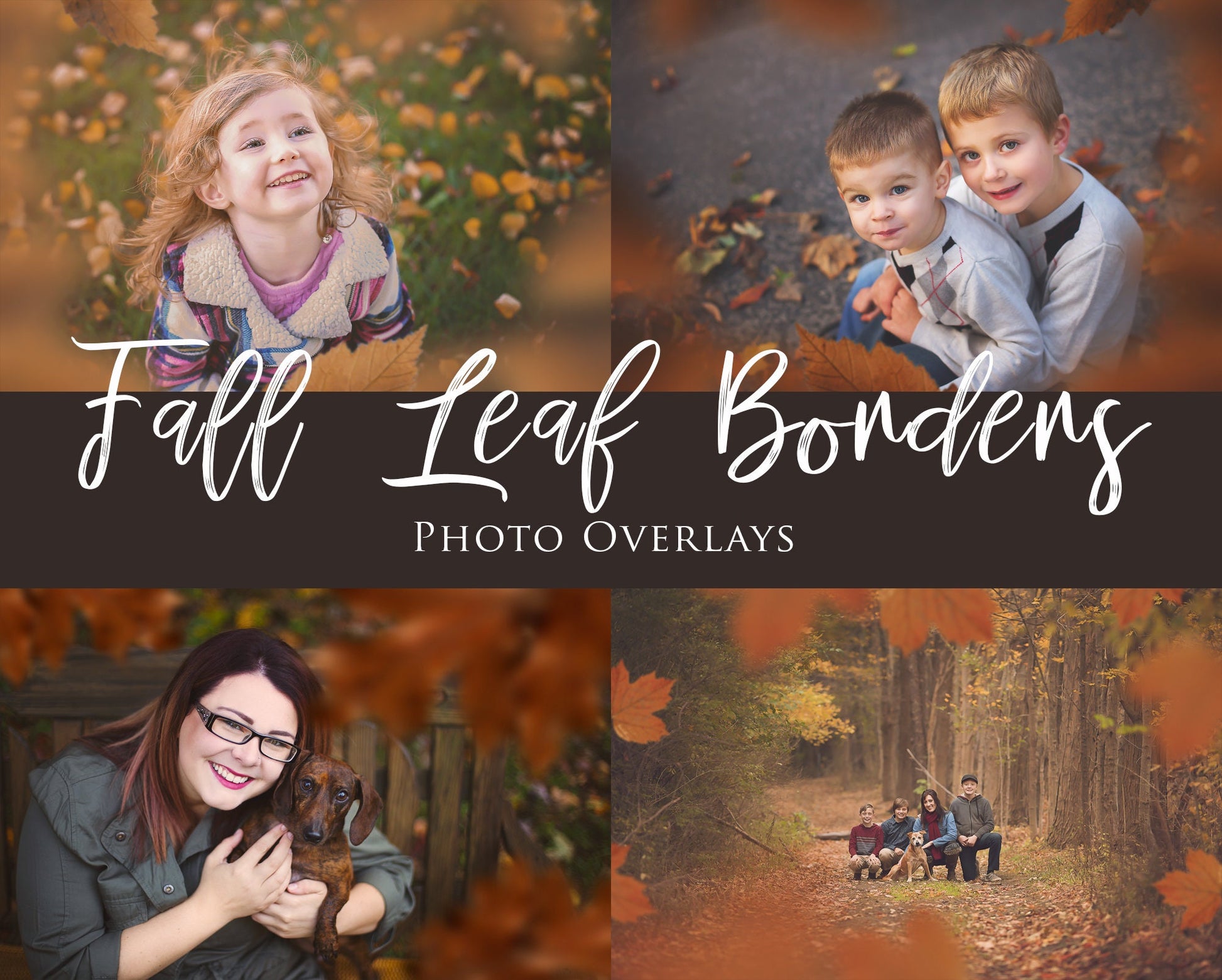 20 Fall Leaf Borders, Fall Leaf Overlays, Peeking Through Leaves, Fall Overlays, Autumn Overlays, Shooting through Branches