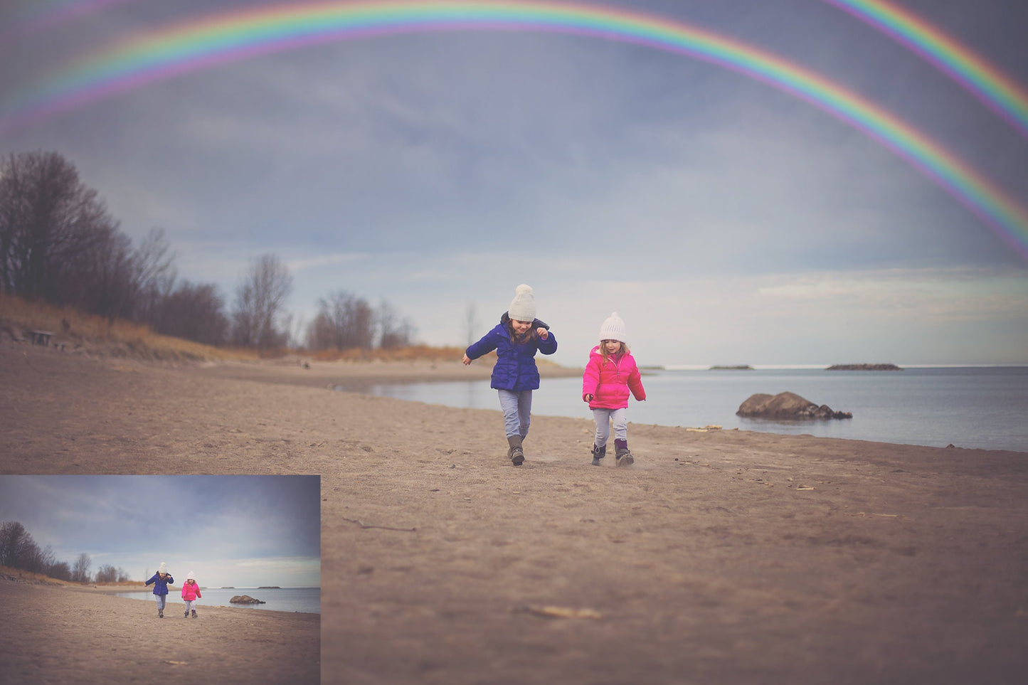 20 Rainbow Overlays, Magical Overlays, Rainbows for Photography, Spring Overlays, Sky Overlays, Digital Rainbows for Photoshop