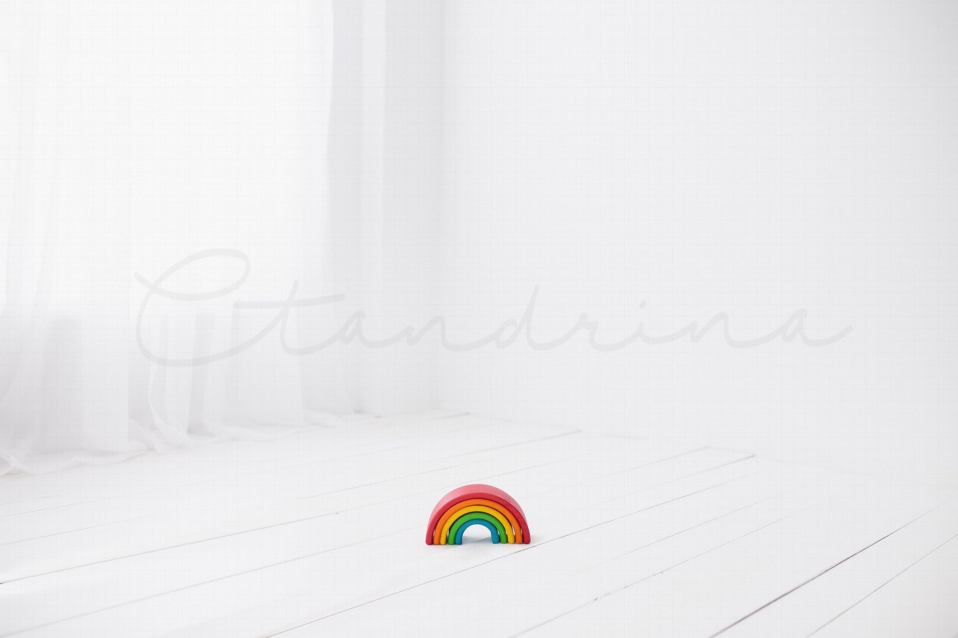 Rainbow Blocks Baby Digital Backdrop, White Window Light Sitter Digital Backdrop, Rainbow Baby Digital Backdrop for Photography