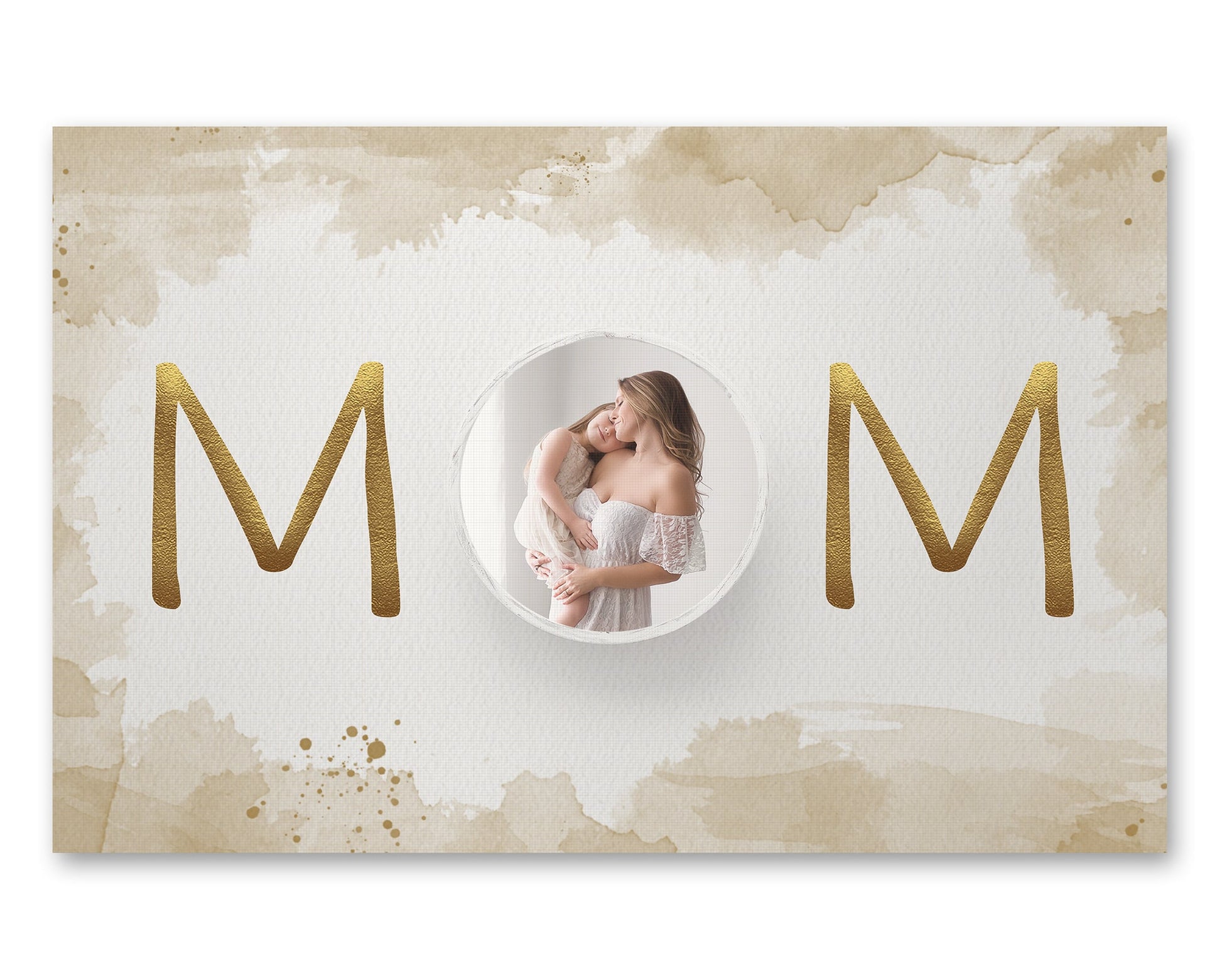 Mom Photo Templates, Watercolor Cards, Custom Mother's Day Card, Mother's Day Photo Overlays, Mother's Day .PNG Templates for Photoshop