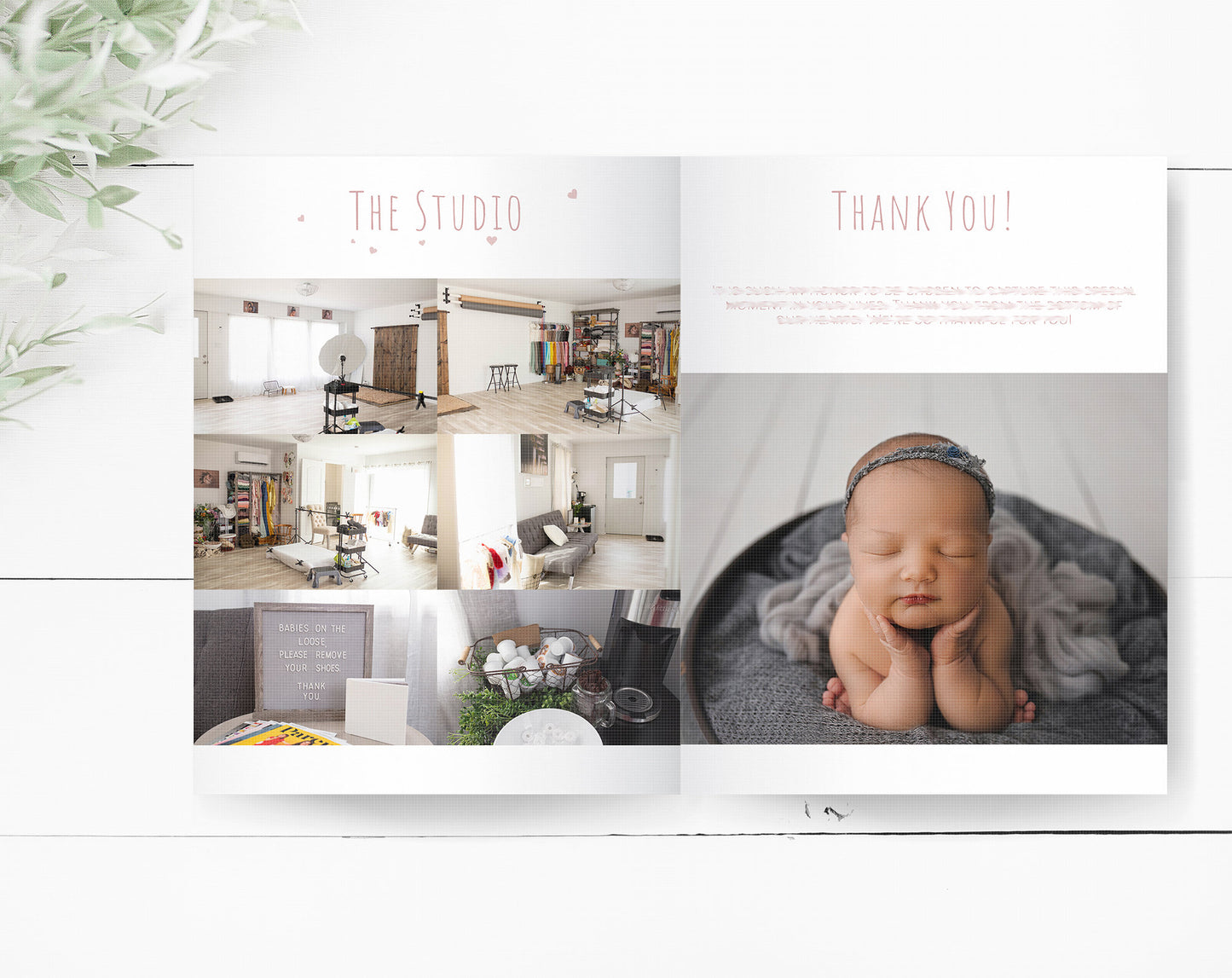 Newborn Session Guide Templates, .PSD Layered Photoshop Files, Newborn Welcome Guide, Newborn Prep Guide Templates for Photoshop