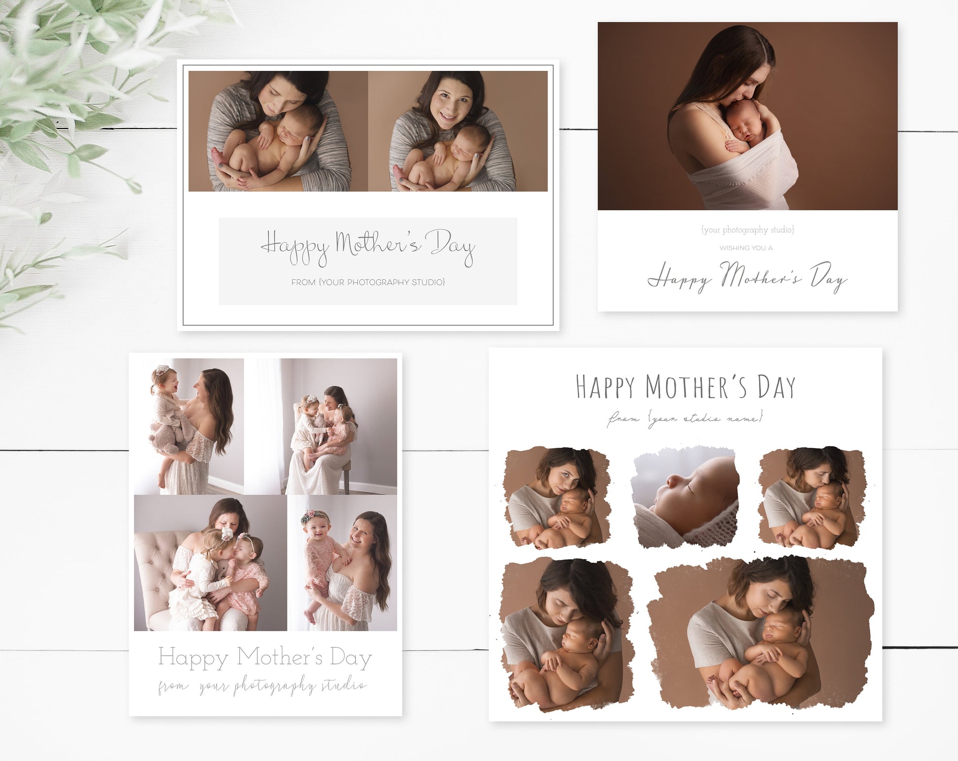 Mother's Day Photoshop Templates, Client Email Templates, Mother's Day Card Template, Mother's Day .PSD Templates for Photoshop