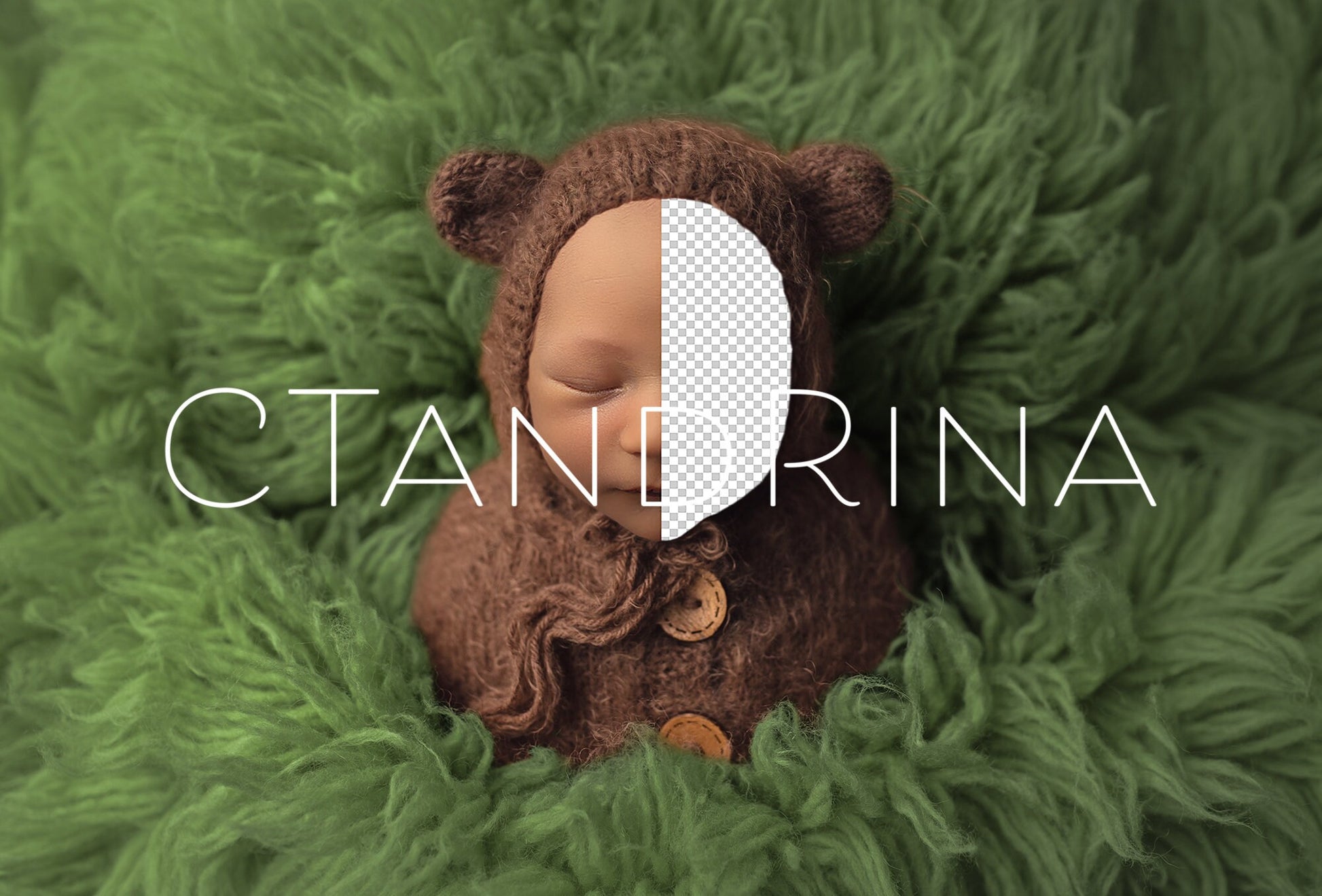 Newborn Digital Backdrop Package, Newborn Bear on Flokati Digital Background Package, Baby Digital Backdrop Bundle, Baby Bear Backdrops