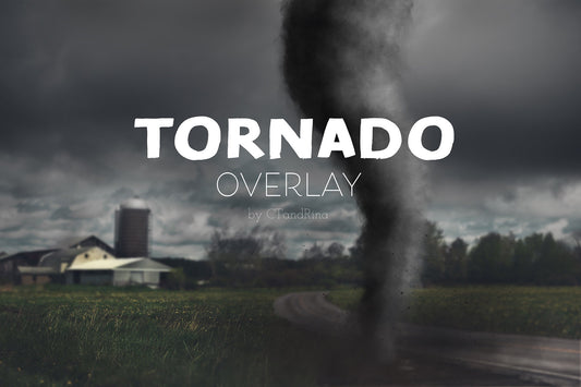 Tornado Overlay, Tornado Overlay with Debris, Storm Overlay, Tornado for Photoshop, Digital Tornado for Composite Images, Fantasy Overlay