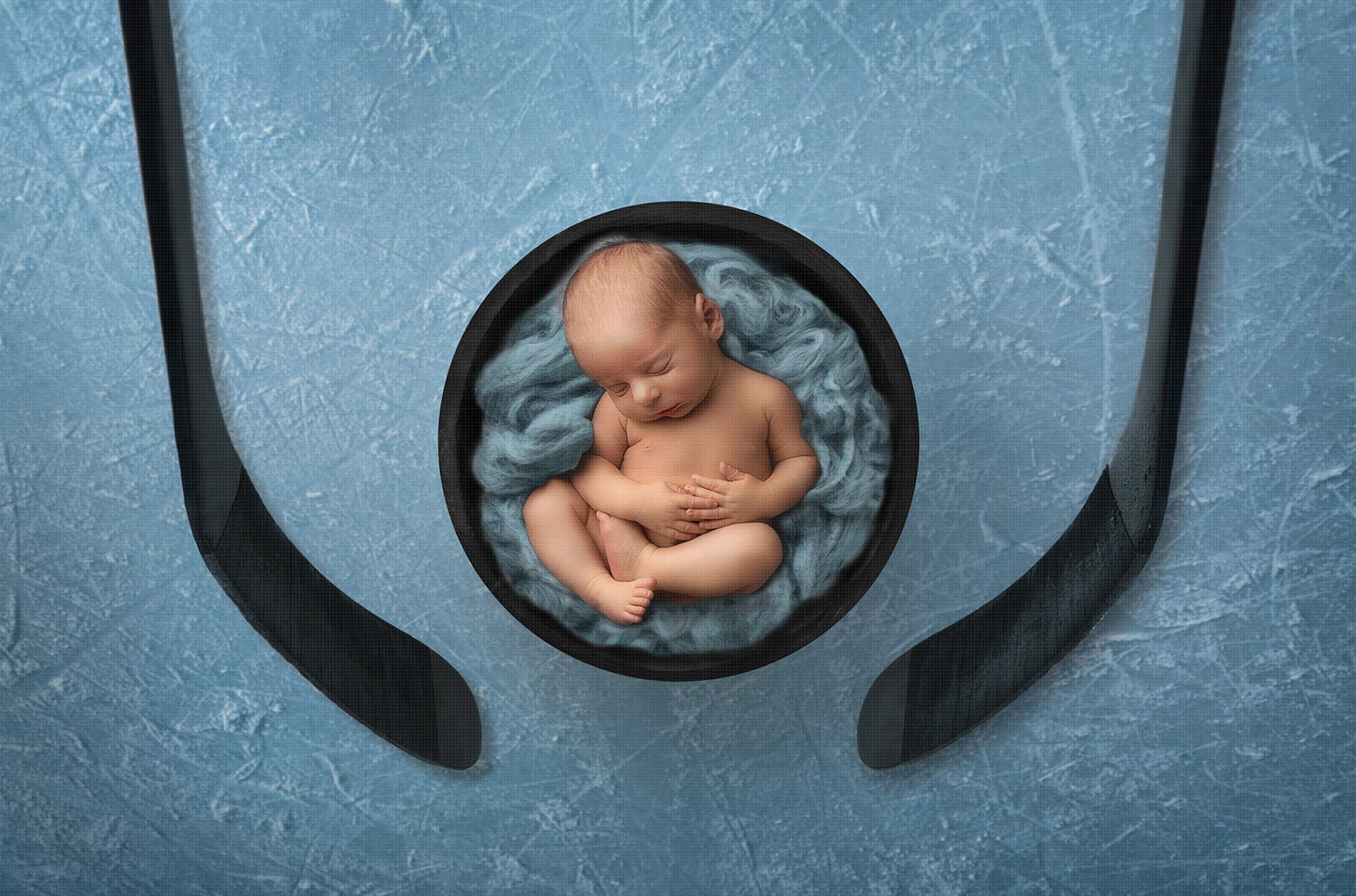 Newborn Digital Backdrops, Hockey Newborn Digital Backdrop, Sports Backdrops for Newborns, Newborn Digital Background, Ice Hockey Baby