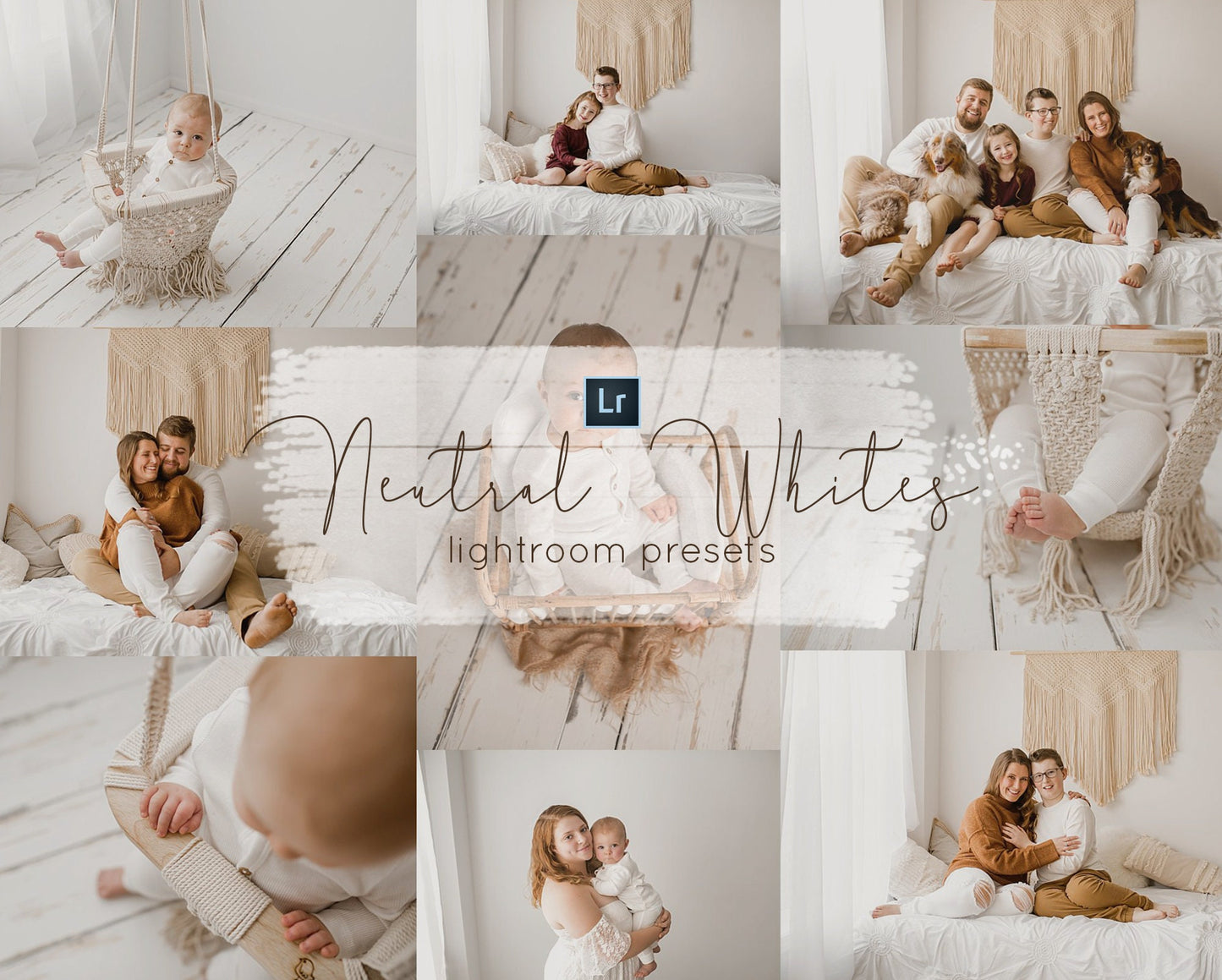 Lightroom Desktop Presets, Neutral Whites Lightroom Presets, Lightroom Presets for White and Neutral Tones, Lightroom Presets for Desktop