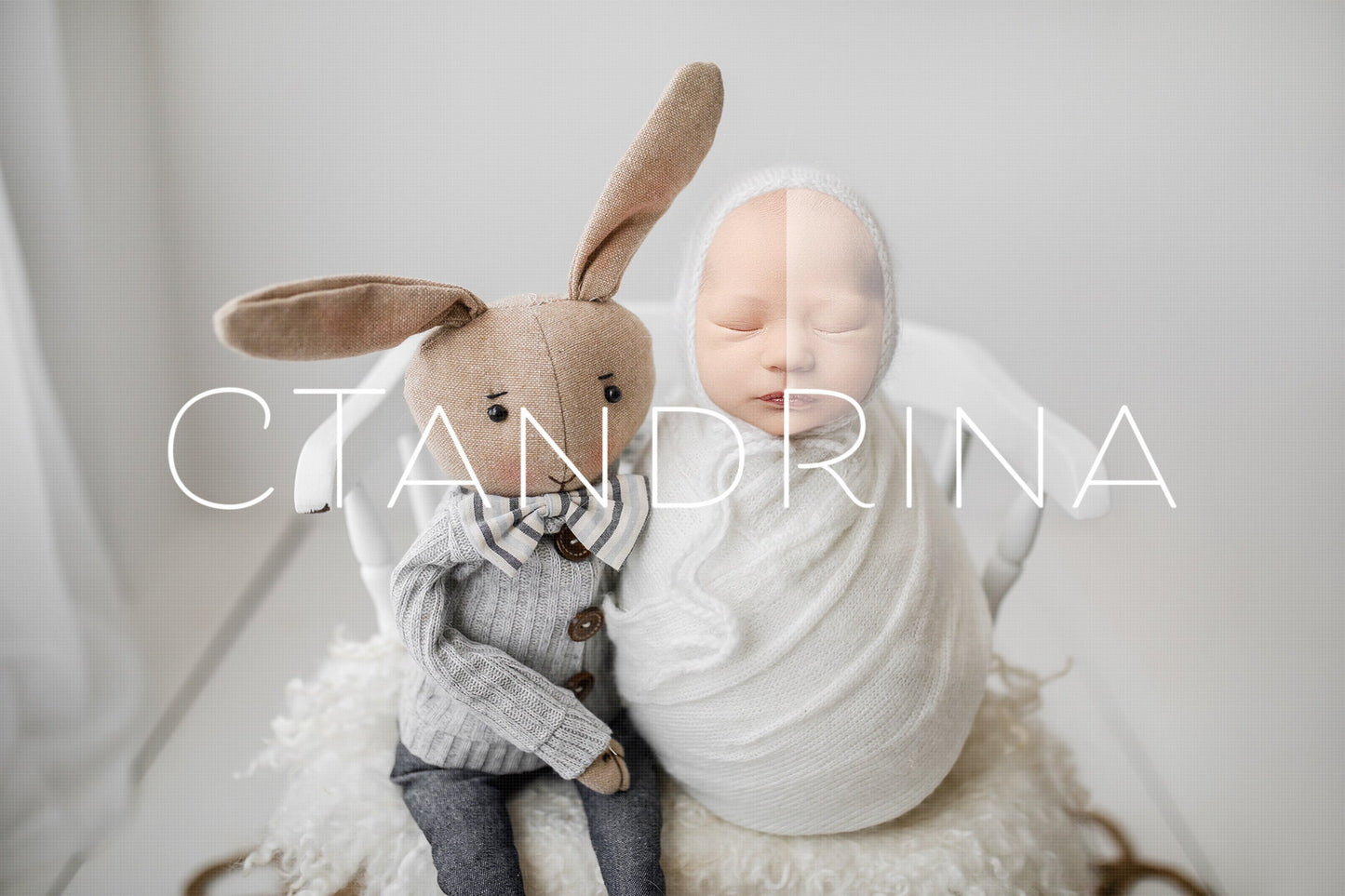 Newborn Digital Backdrop, Easter Bunny Newborn Digital Background, Bunny PNG Newborn Backdrop, Face Insert Baby Backdrop for Photoshop