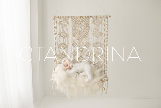 Newborn Digital Backdrop, PNG Newborn Backdrop, Replace the Face Macrame Swing with Window Light Newborn Digital Background for Photoshop