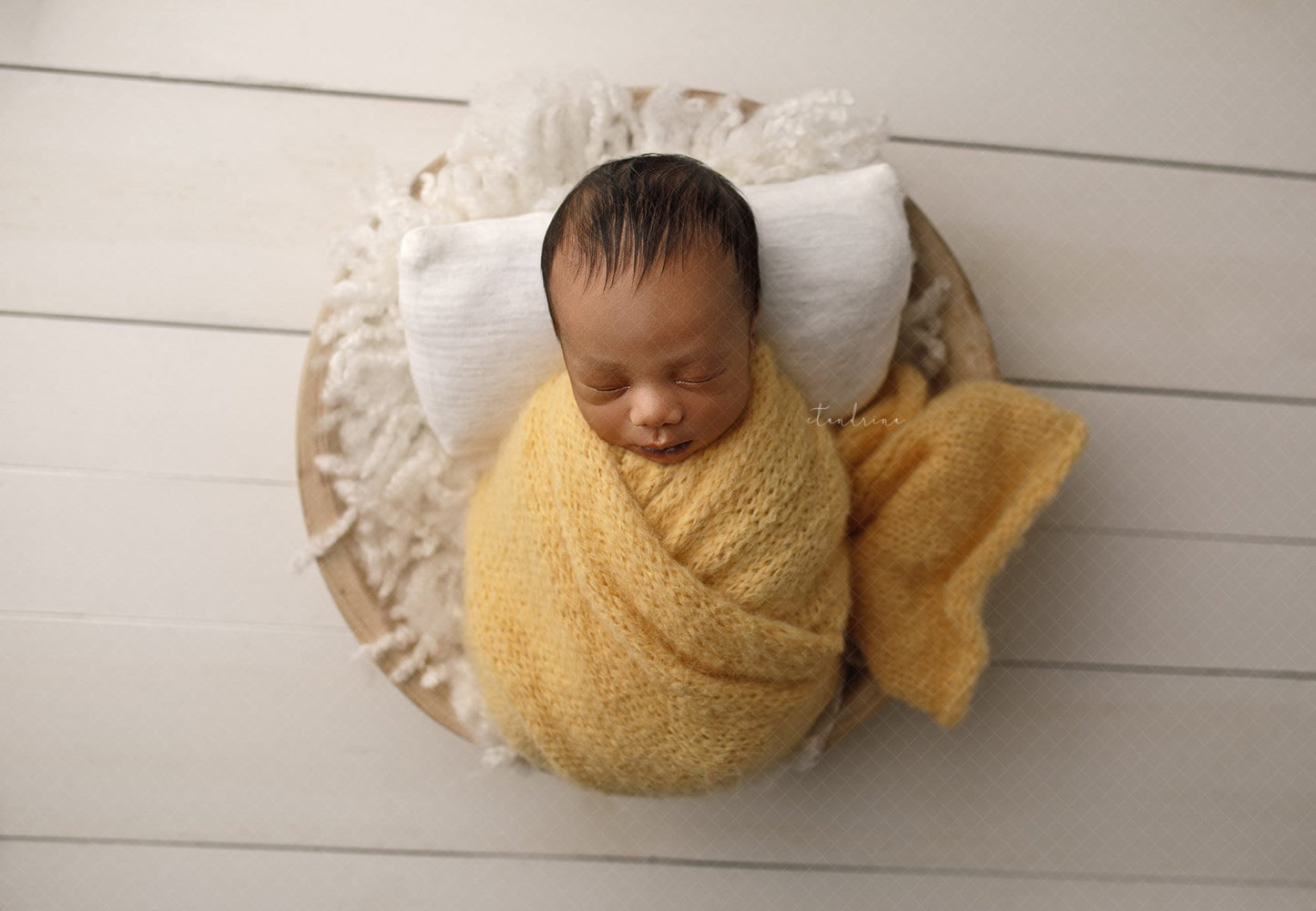 White and Yellow Bowl PNG Newborn Digital Backdrop, Replace the Face Newborn Backdrop for Photoshop Composites, White Wood and Bowl Backdrop