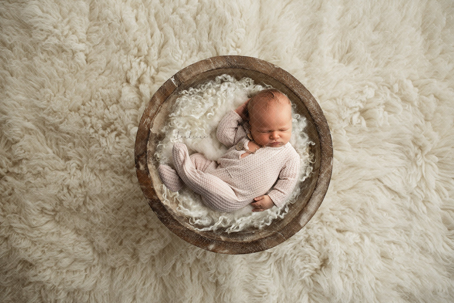 Cream Flokati and Wool Newborn Digital Backdrop, Minimal Newborn Digital Backdrops for Newborn Boy/Girl, Newborn Backdrops for Photoshop