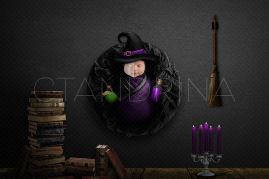 Halloween newborn backdrop, Halloween Newborn Digital Backdrop, Baby Digital Backdrops, Baby Witch digital backdrop, witch baby backdrop, witch newborn backdrop, best newborn backdrops, best digital backdrops, best baby backdrop, hocus pocus backdrop