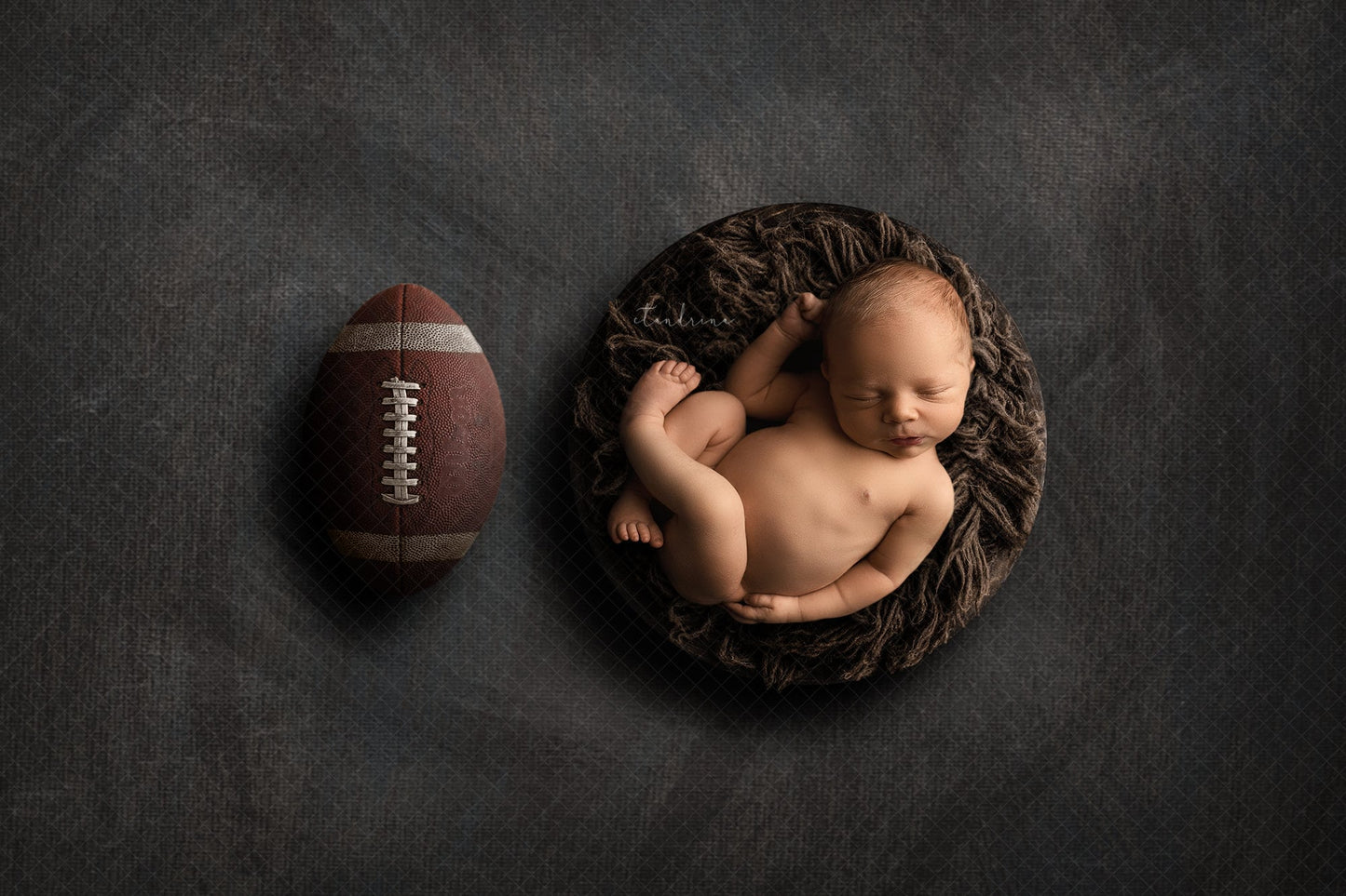 Football Newborn Digital Backdrop, American Football Newborn Digital Background, Football Field Newborn Digital Backdrop for Photoshop